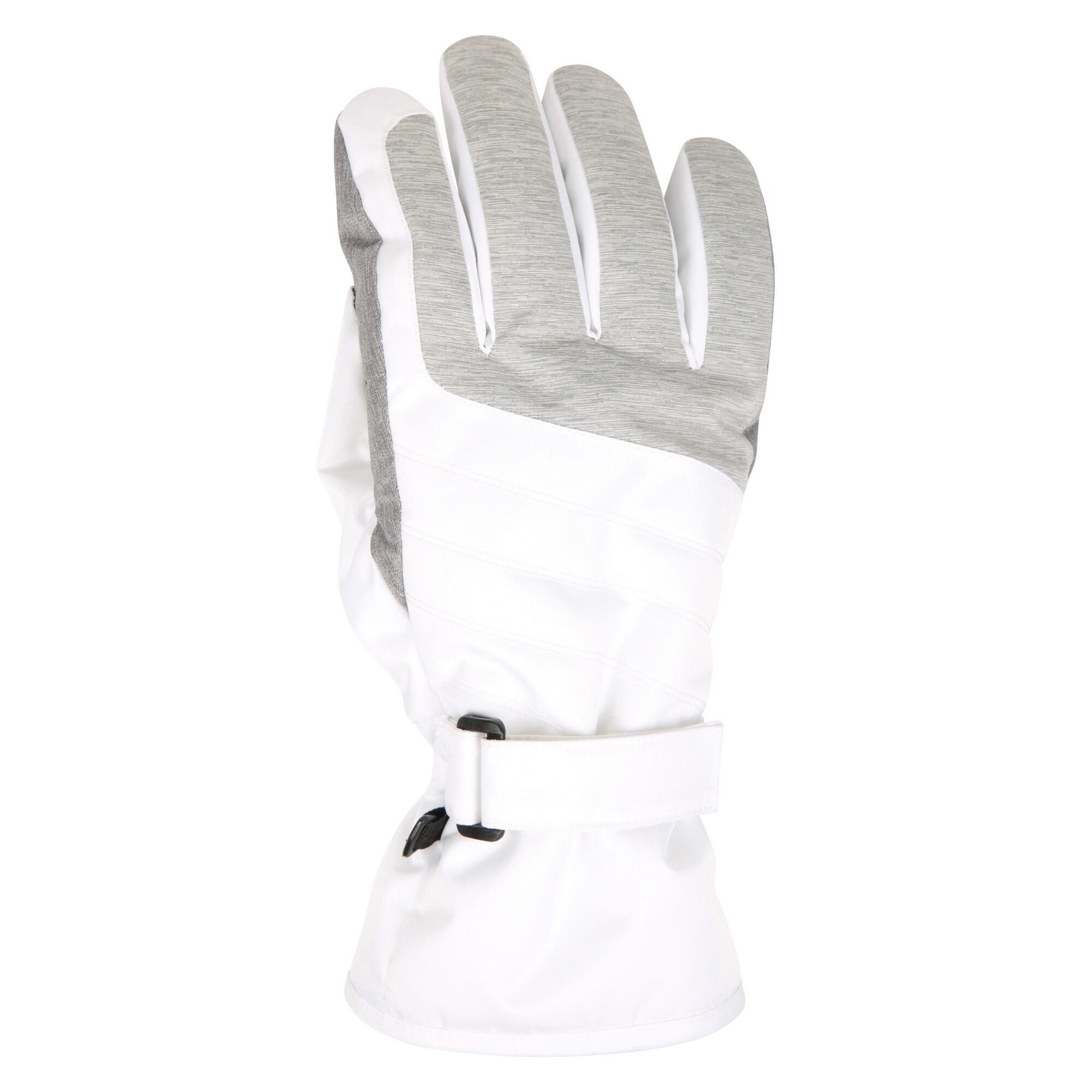 MOUNTAIN WAREHOUSE Womens/Ladies Glide Waterproof Ski Gloves (White)