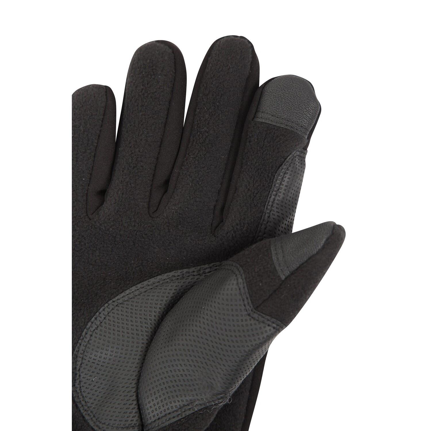 Donna Softshell Guanti Touchscreen Mountain Warehouse Nero 3/4