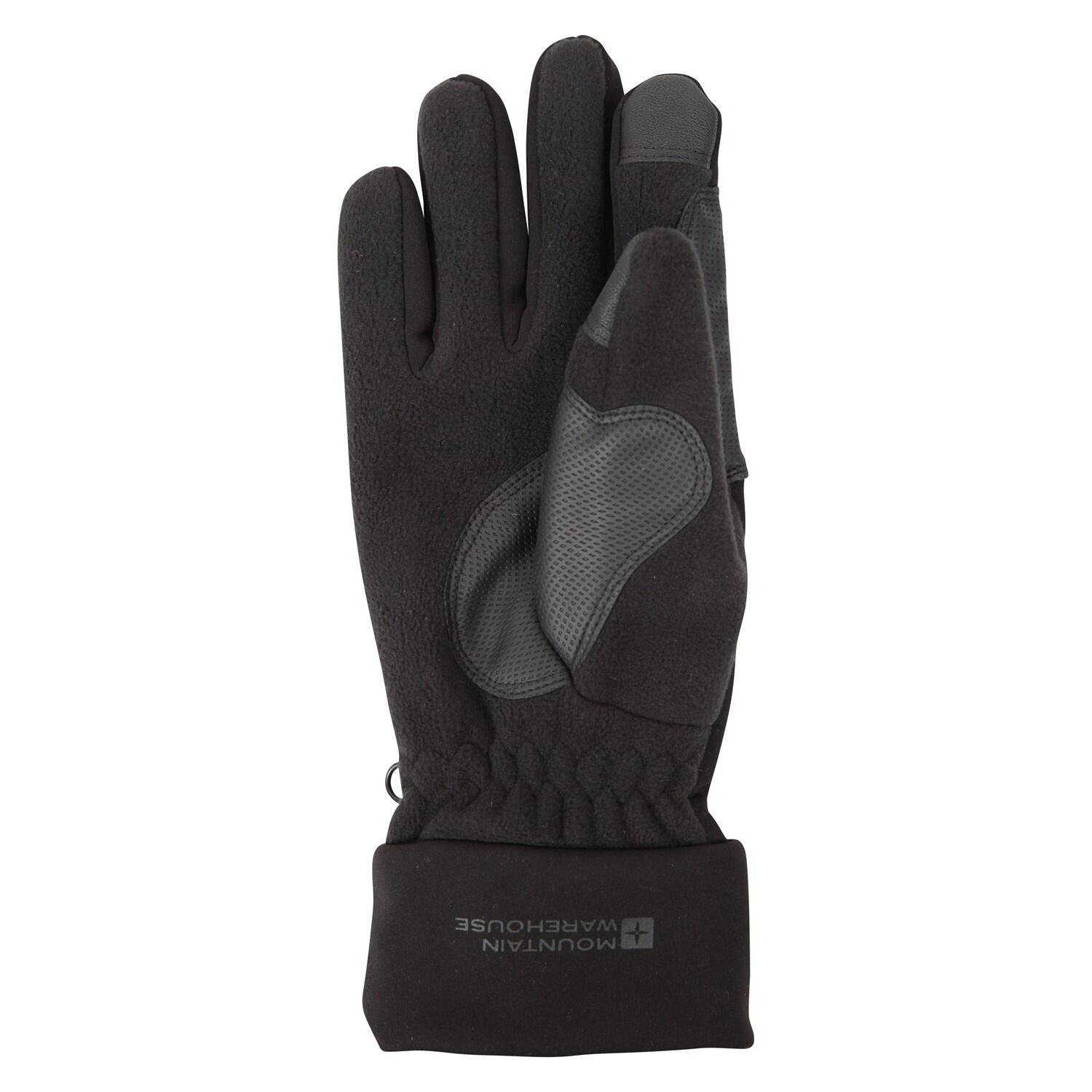 Donna Softshell Guanti Touchscreen Mountain Warehouse Nero 2/4