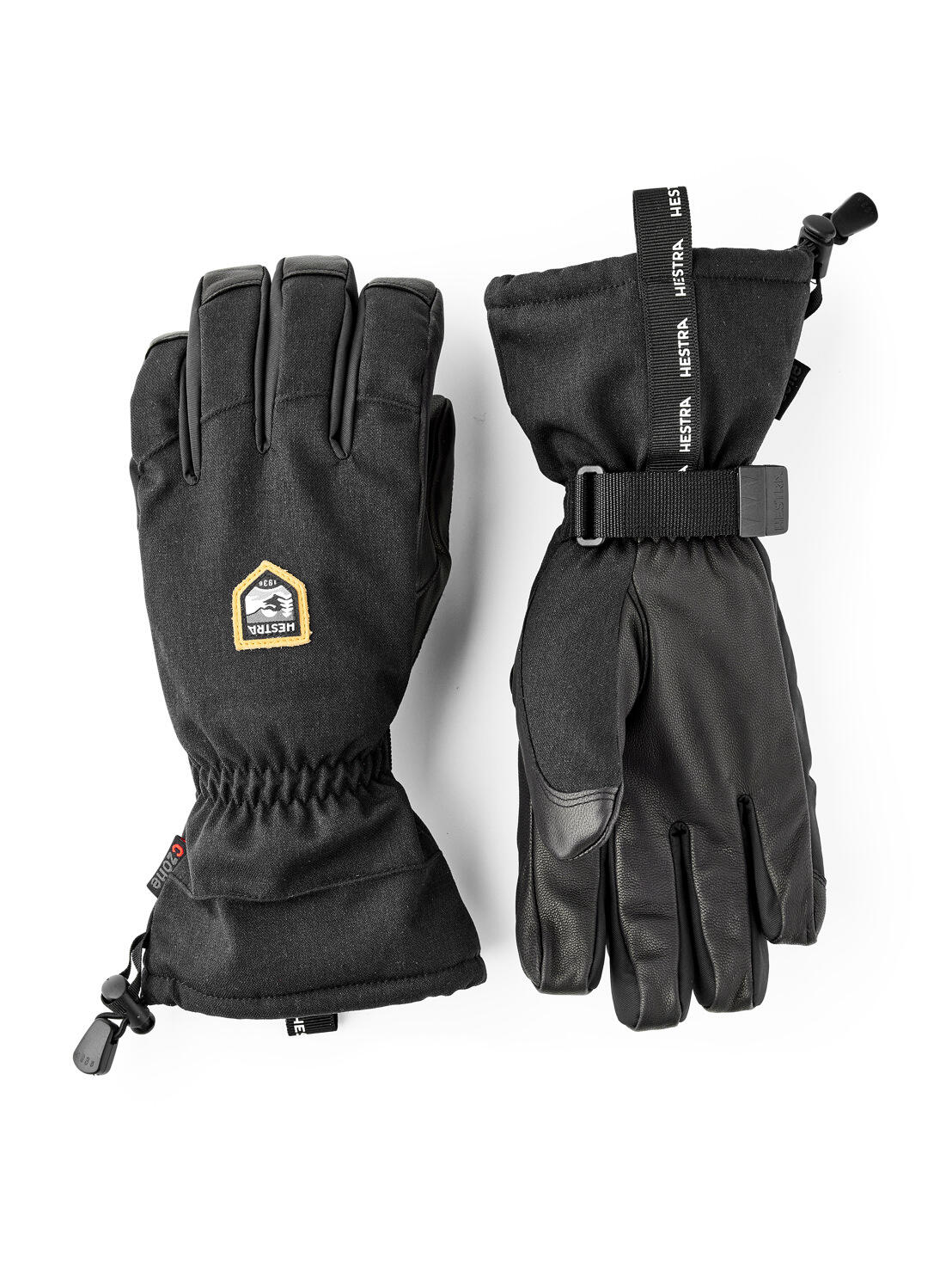 Hestra CZone Mountain 5 Finger Black 6/7