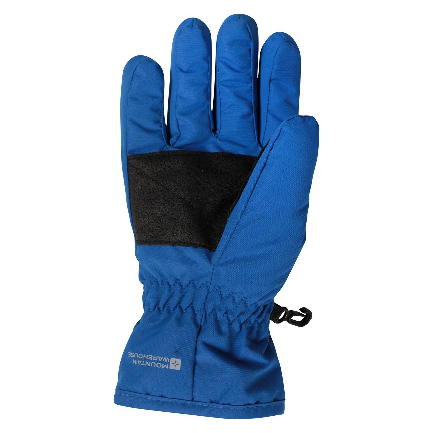 Bambini Guanti Da Sci Mountain Warehouse Blu 2/4