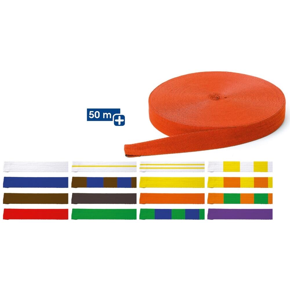 Tremblay - Ceinture De Judo 50m Tremblay - Ceinture - Jaune|orange - Taille Unique - Decathlon