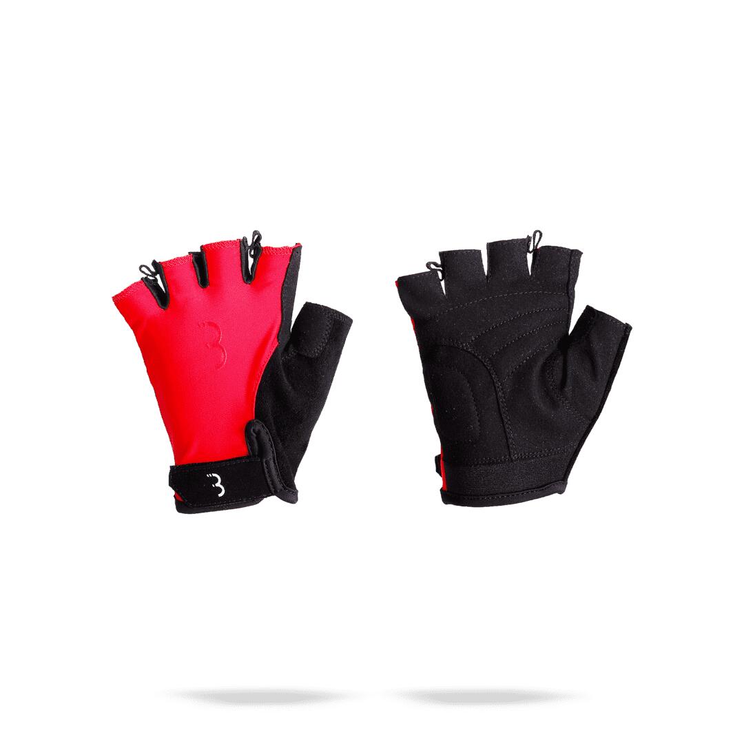 Coppia di guanti BBB per bambini rosso nero 2/3