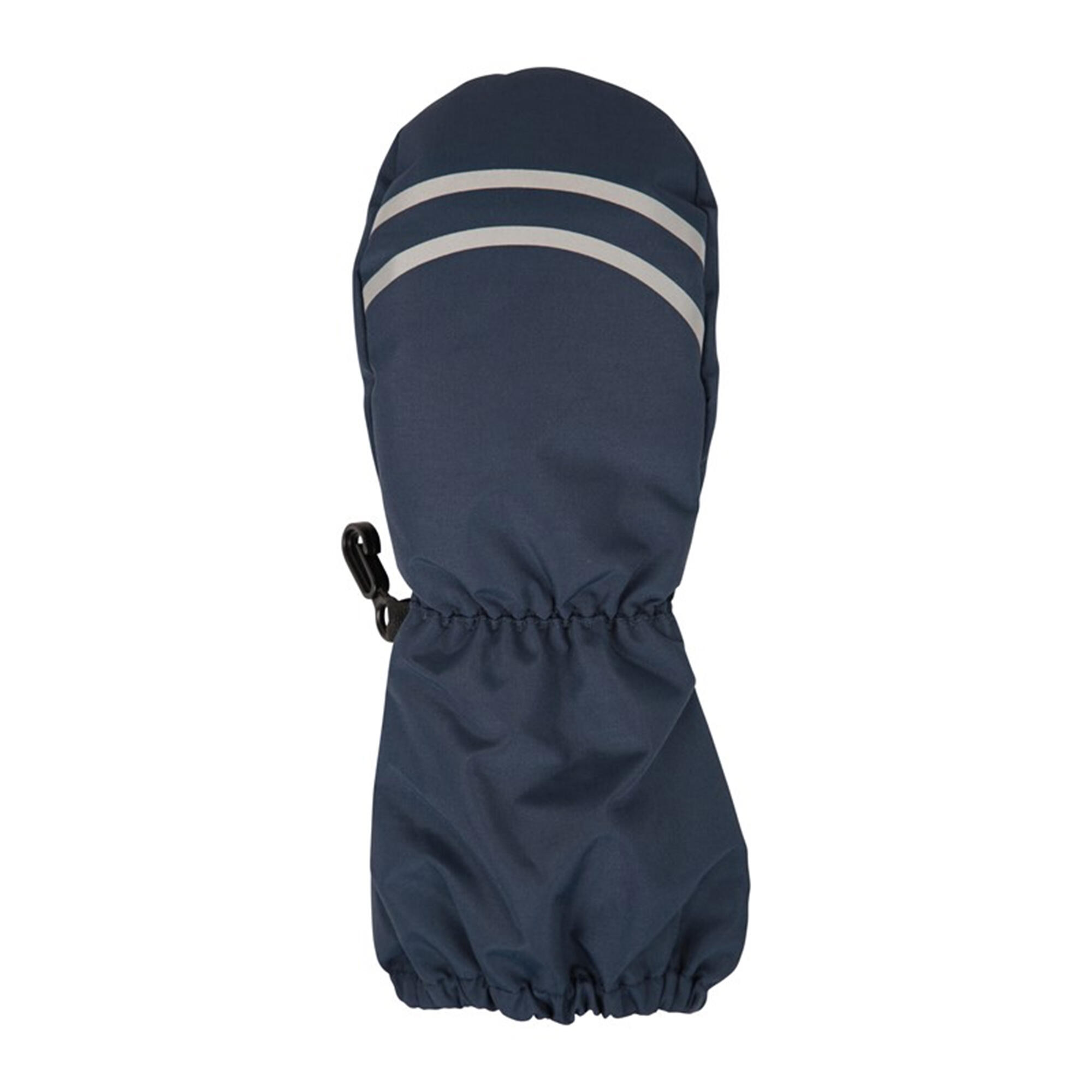 MOUNTAIN WAREHOUSE Childrens/Kids Snow Long Cuff Mittens (Navy)