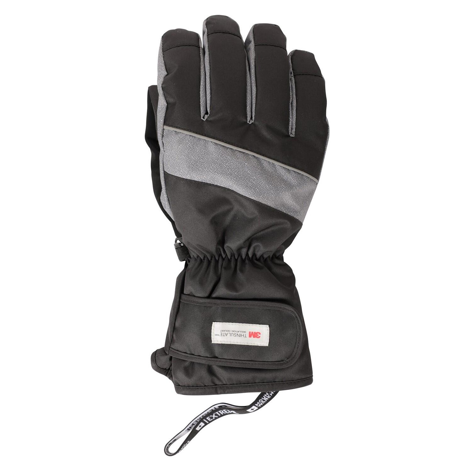 MOUNTAIN WAREHOUSE Mens Thinsulate Ski Gloves (Grey/Black)