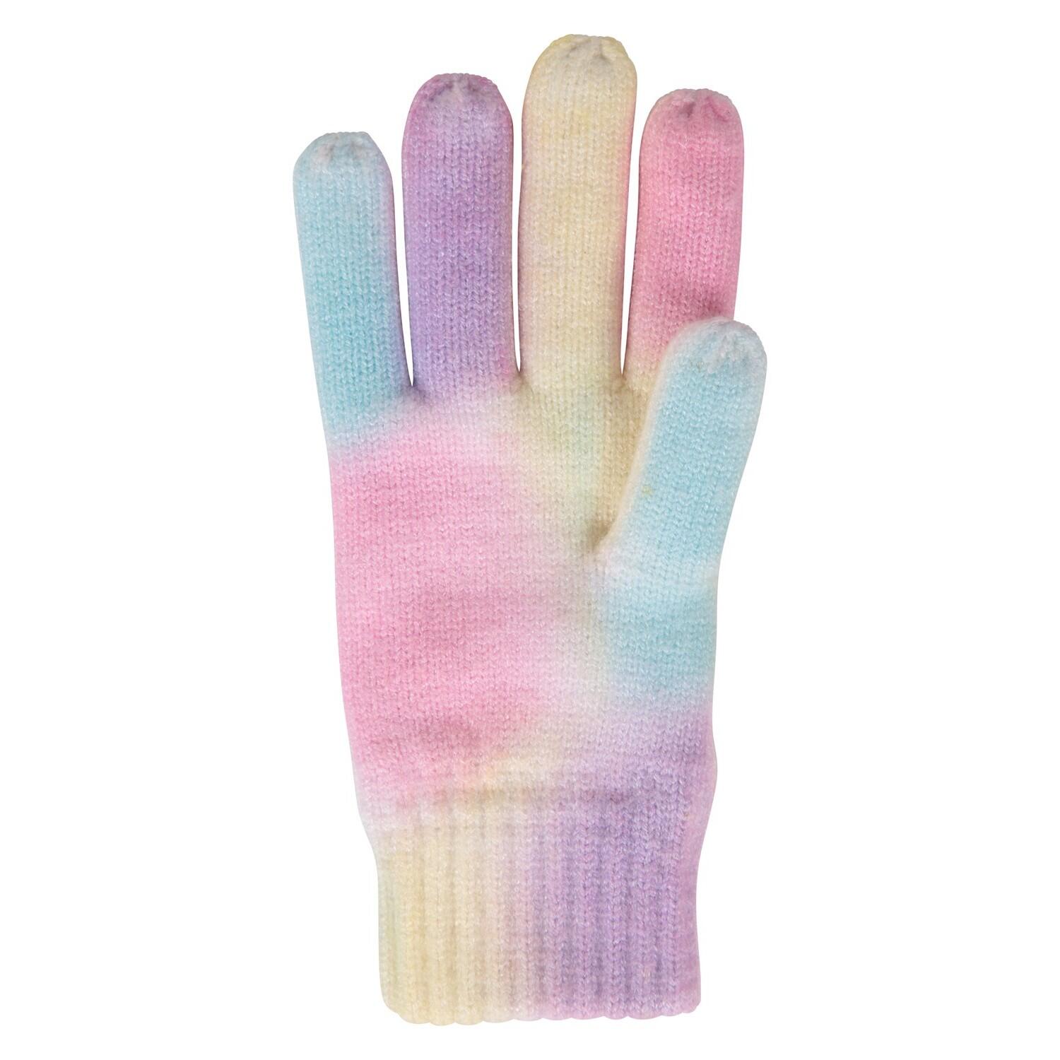 Childrens/Kids Tie Dye Gloves (Multicoloured) 2/3