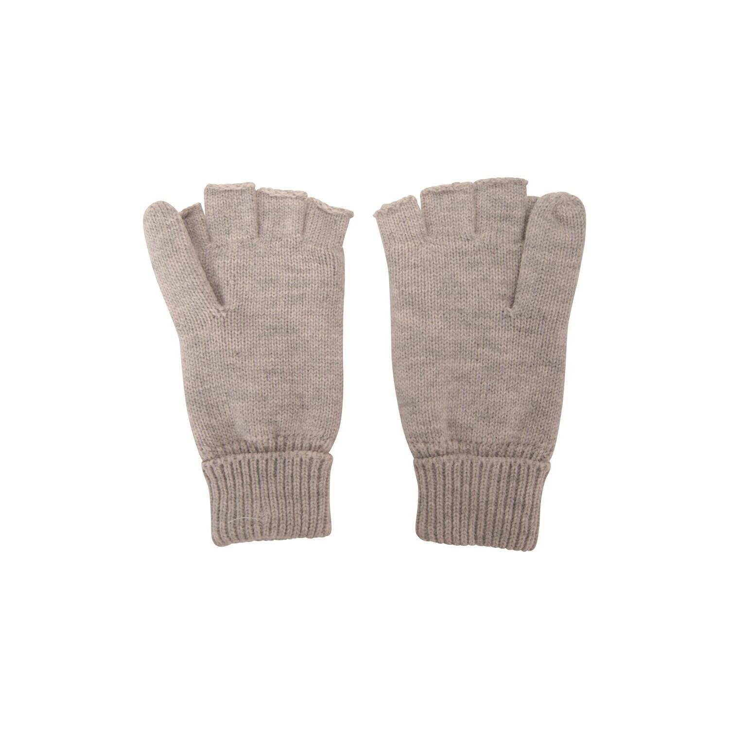 Fäustlinge, Jerseyware Fingerlos Damen Beige 2/4