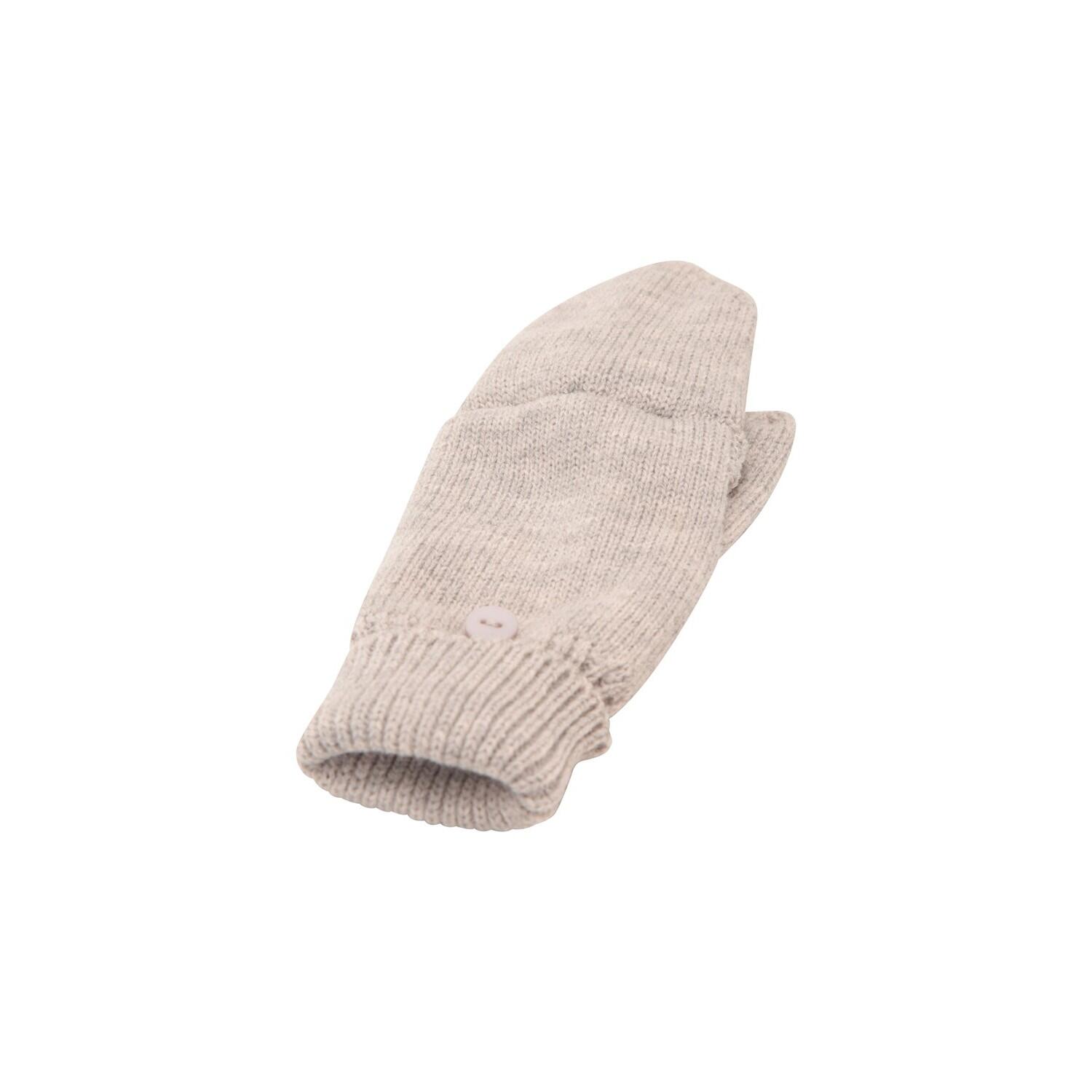 Fäustlinge, Jerseyware Fingerlos Damen Beige 4/4
