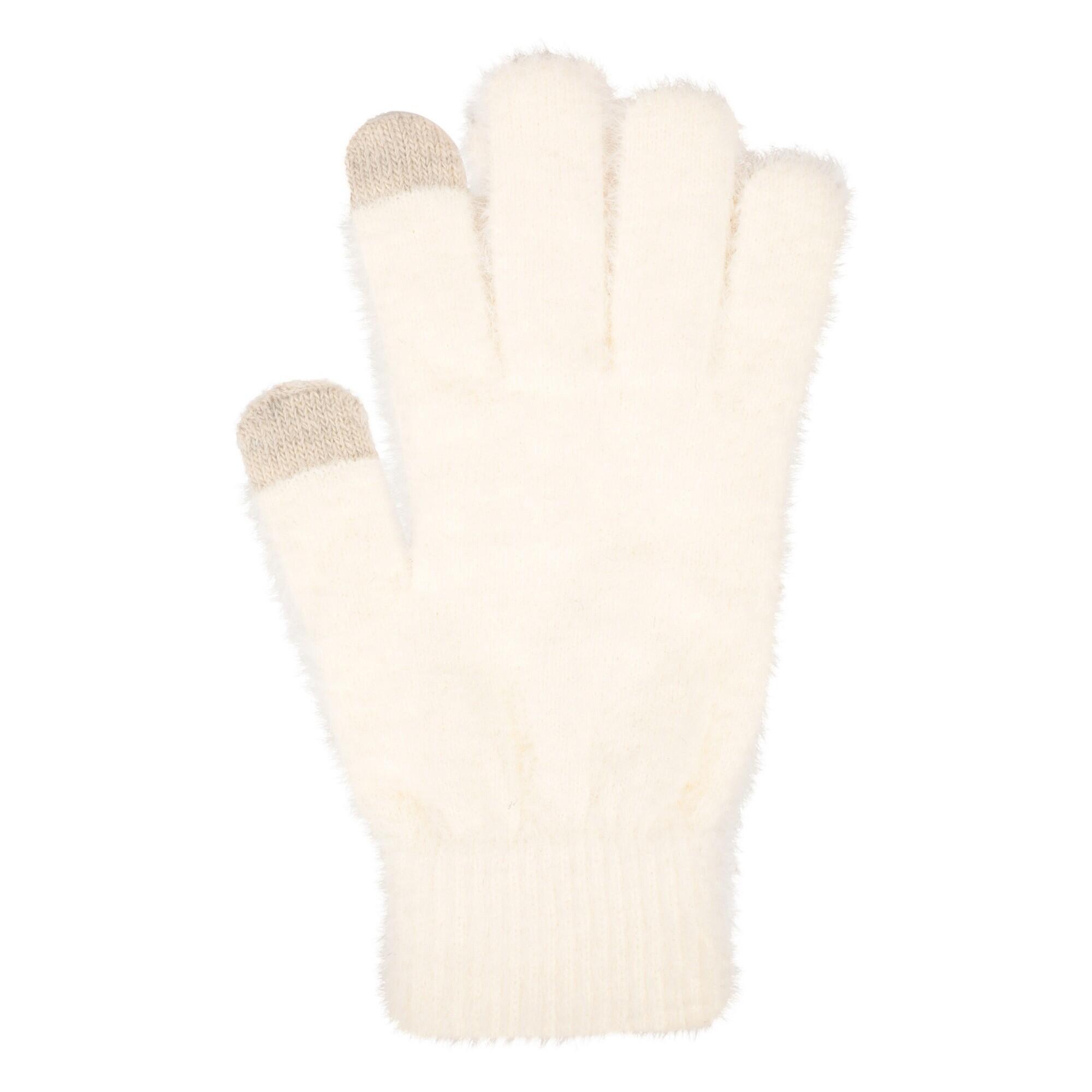 MOUNTAIN WAREHOUSE Womens/Ladies Touch Screen Soft Gloves (Cream)