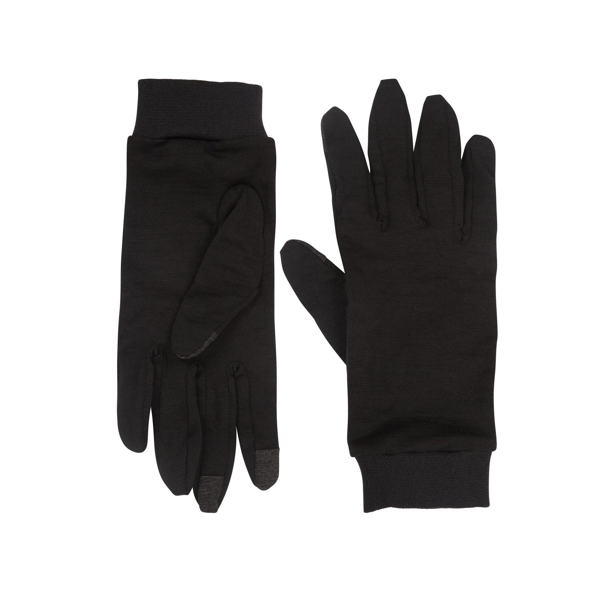 MOUNTAIN WAREHOUSE Womens/Ladies Silk Gloves (Black)