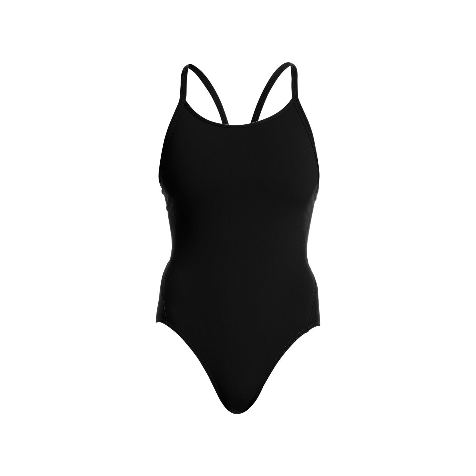 Fato de banho Funkita Diamond Back Preto 3/4