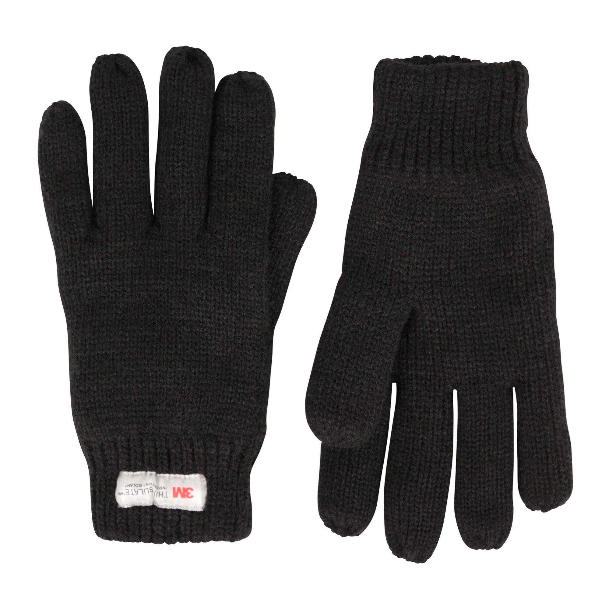 Ensemble Bonnet Et Gants Enfant (Noir) 3/4
