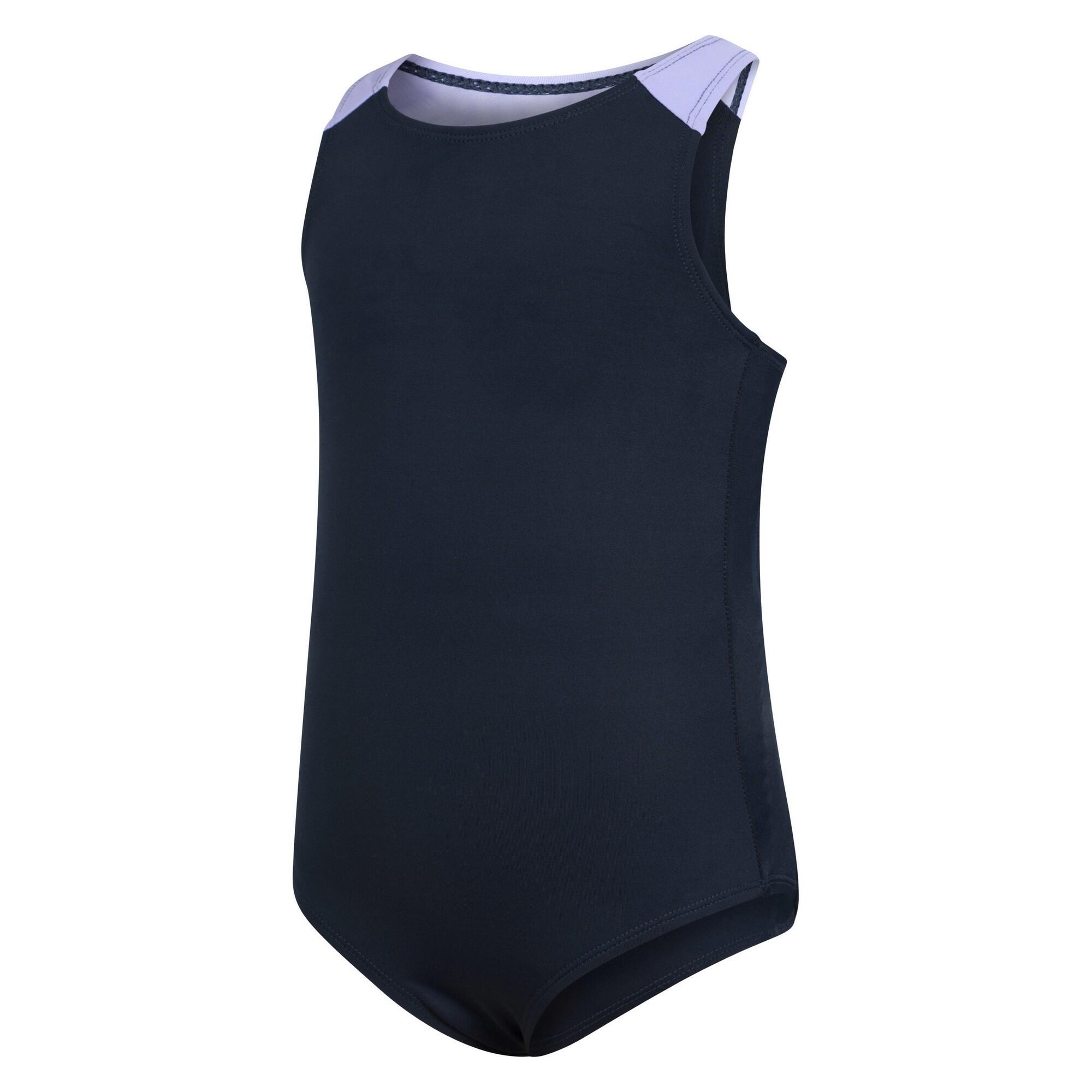 Maillot De Bain 1 Pièce SPORTY Fille (Bleu Marine) 4/4