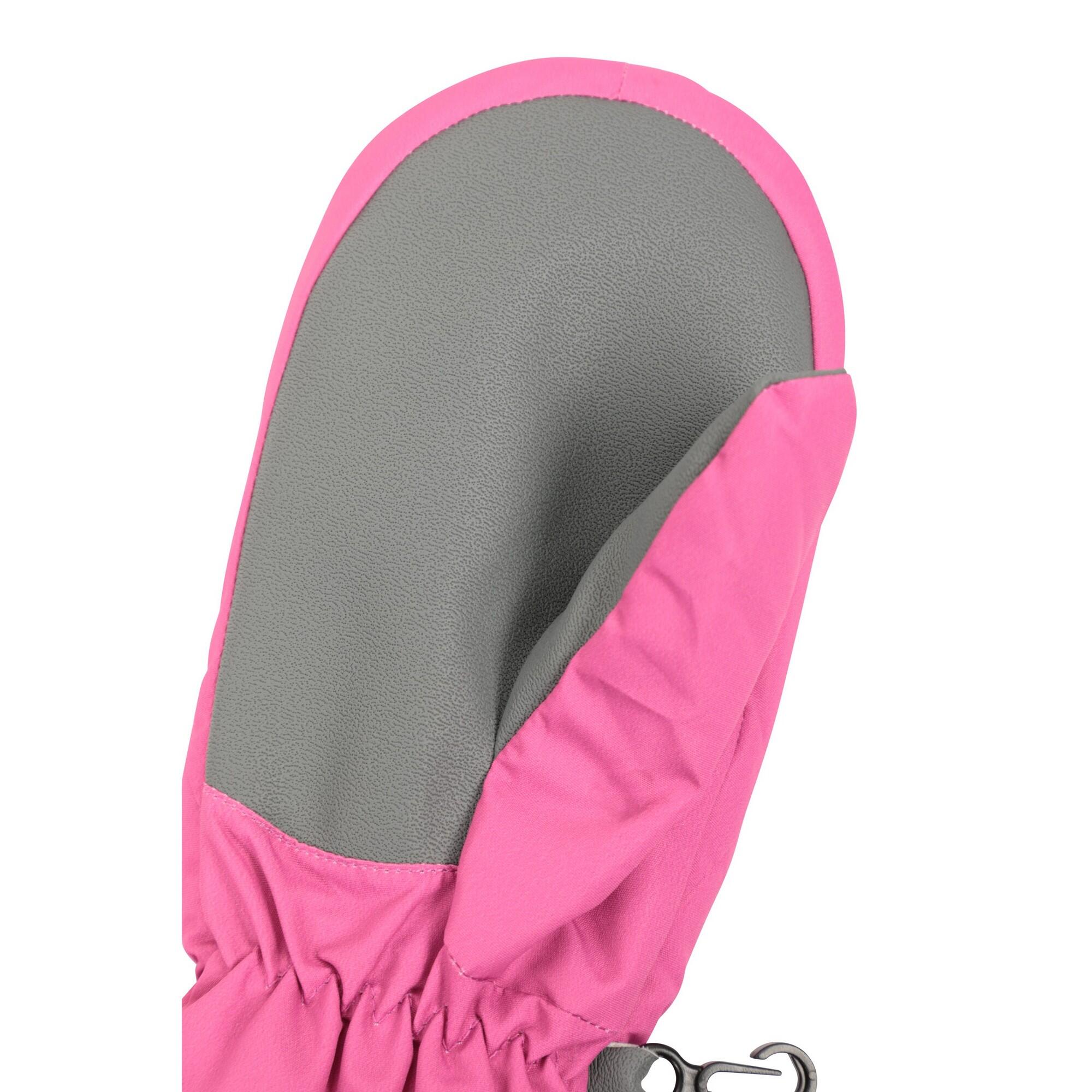 Bambini Unicorno Guanti Da Sci Mountain Warehouse Critter Rosa 3/4