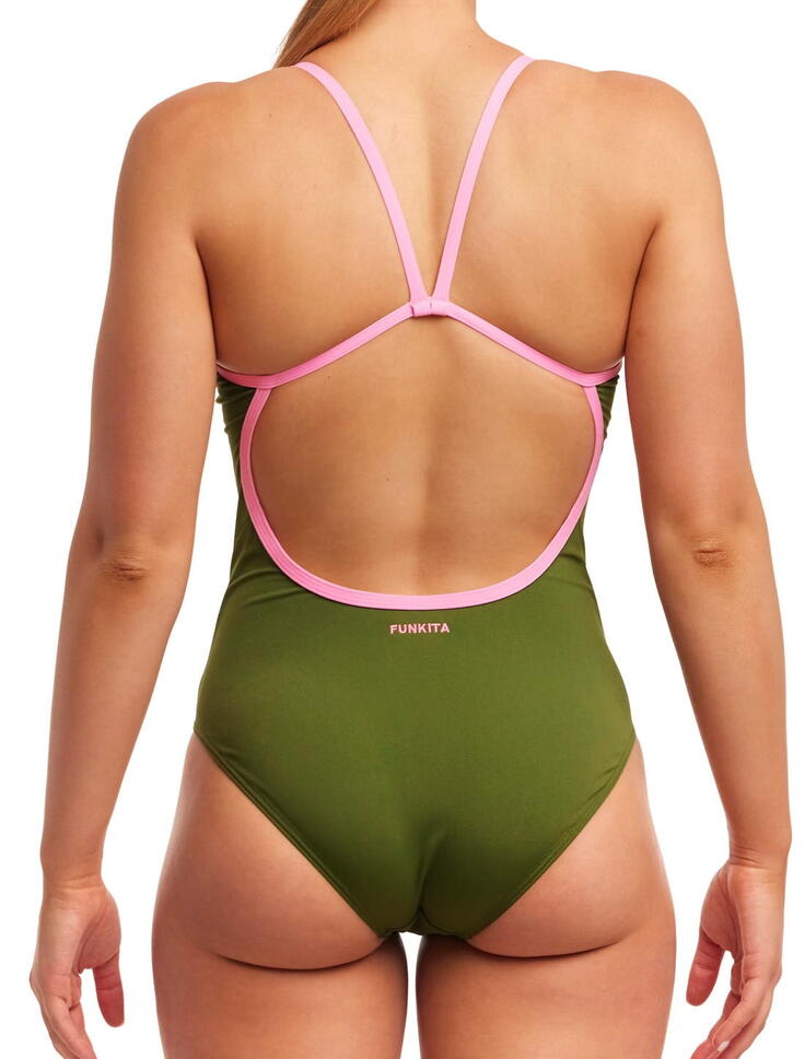 Strój do pływania FUNKITA Glamo Camo - Single Strap