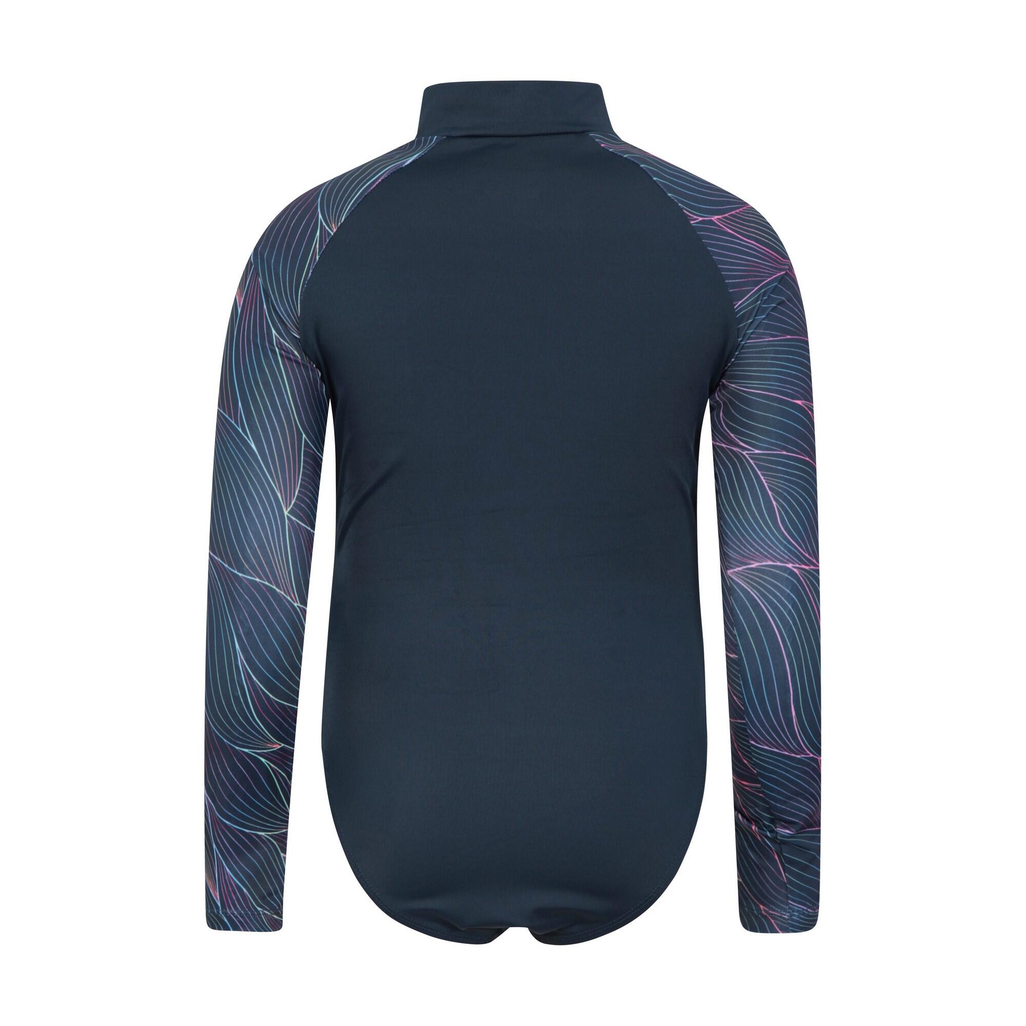 Maillot De Bain Antiirritation MIRA Fille (Bleu Marine) 2/4