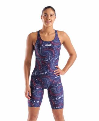 Arena badpak met pijpjes team rood/wit/blauw