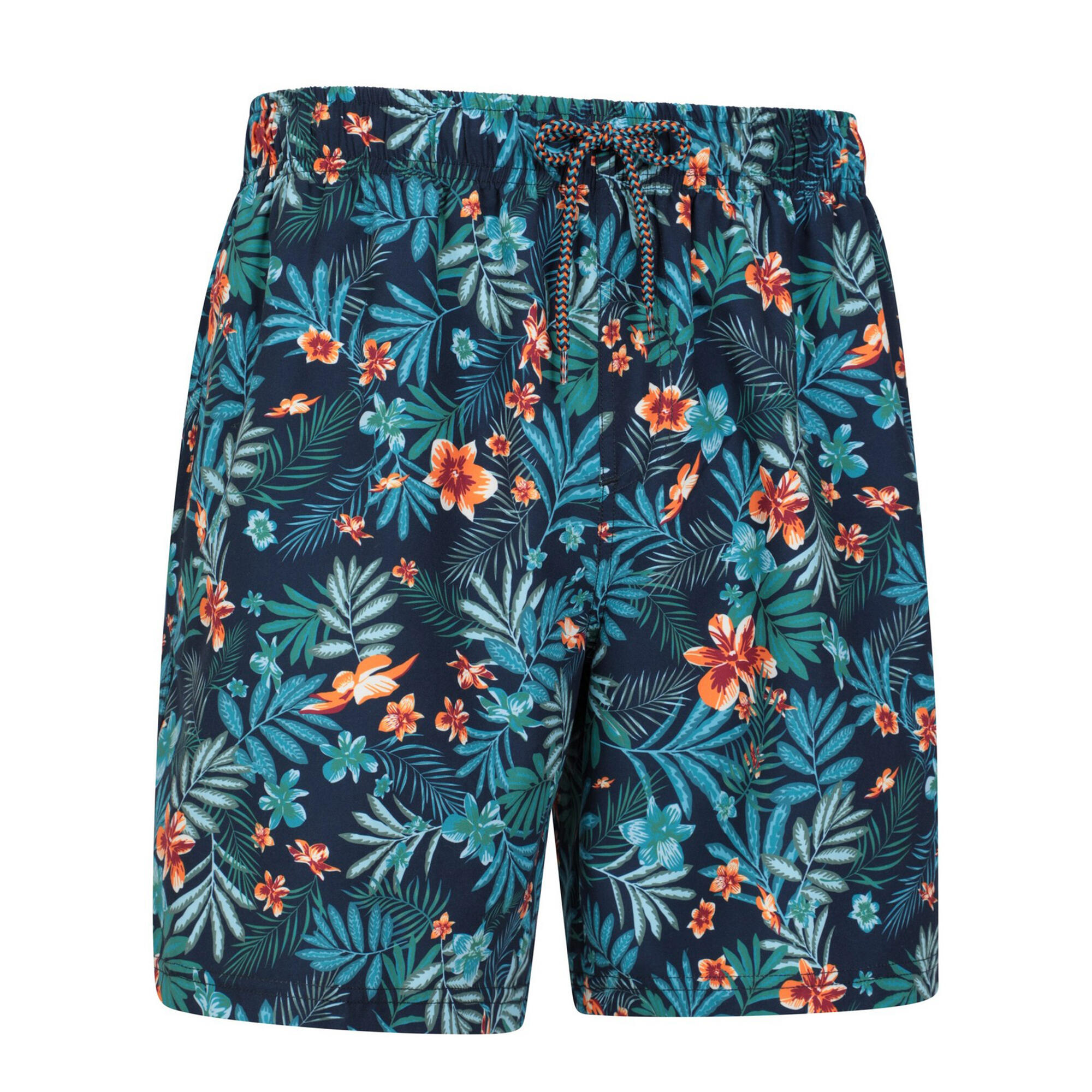 Costume Da Bagno A Pantaloncino Floreale Uomo Mountain Warehouse Aruba Foglia Di 3/4