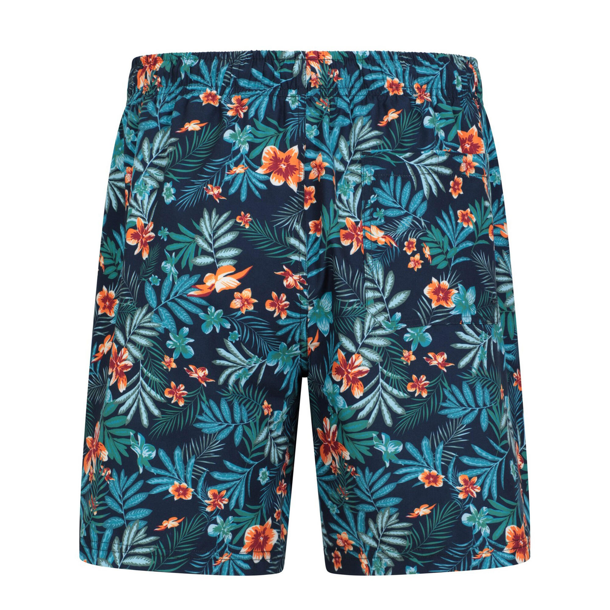 Costume Da Bagno A Pantaloncino Floreale Uomo Mountain Warehouse Aruba Foglia Di 2/4