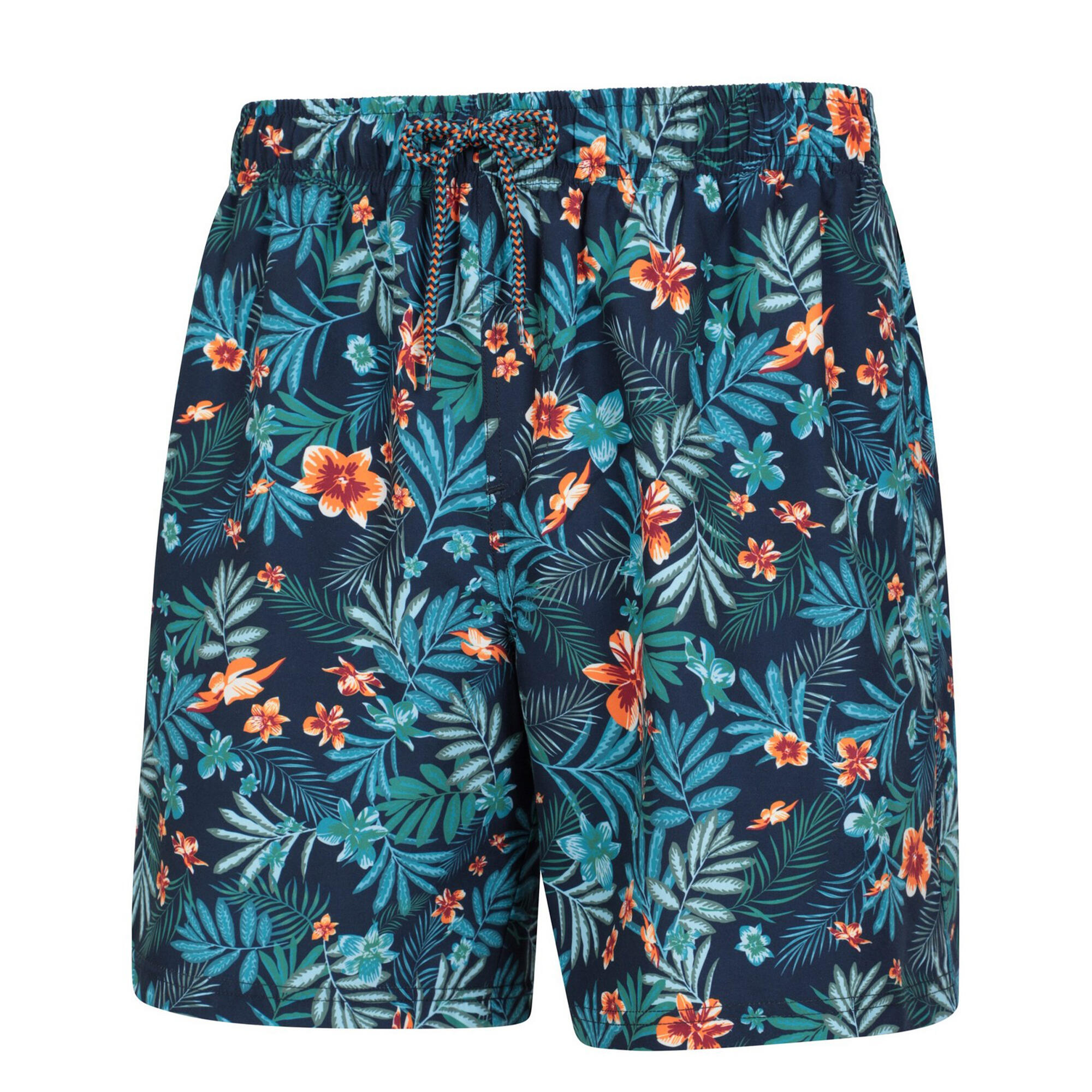 Costume Da Bagno A Pantaloncino Floreale Uomo Mountain Warehouse Aruba Foglia Di 4/4