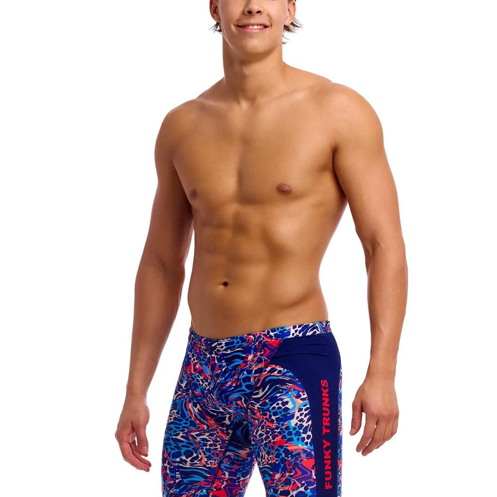 Funky Trunks Mad Cat Swim Training Jammer - Blue/Black