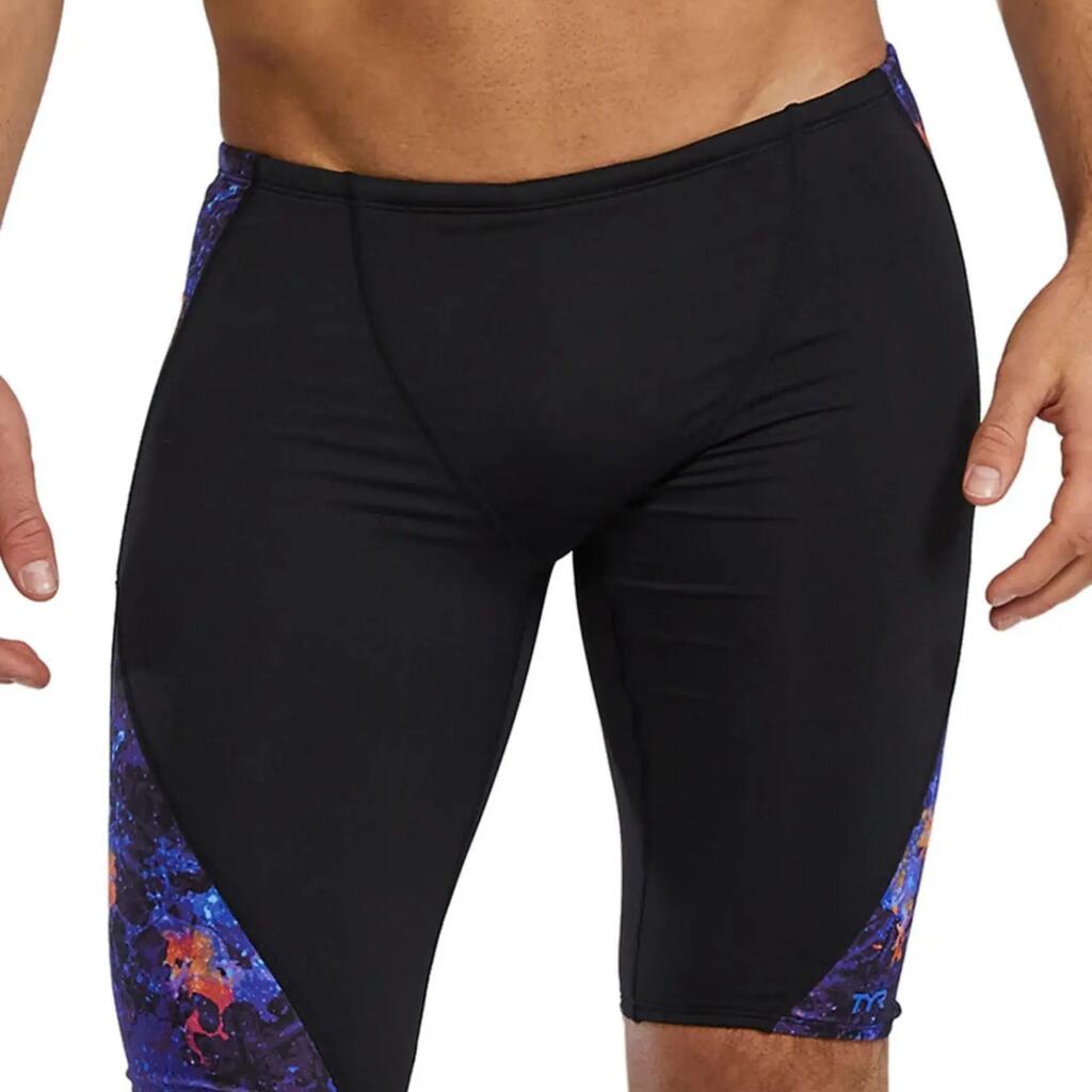 TYR Montipora Durafast Elite Swim Jammer - Purple/Orange