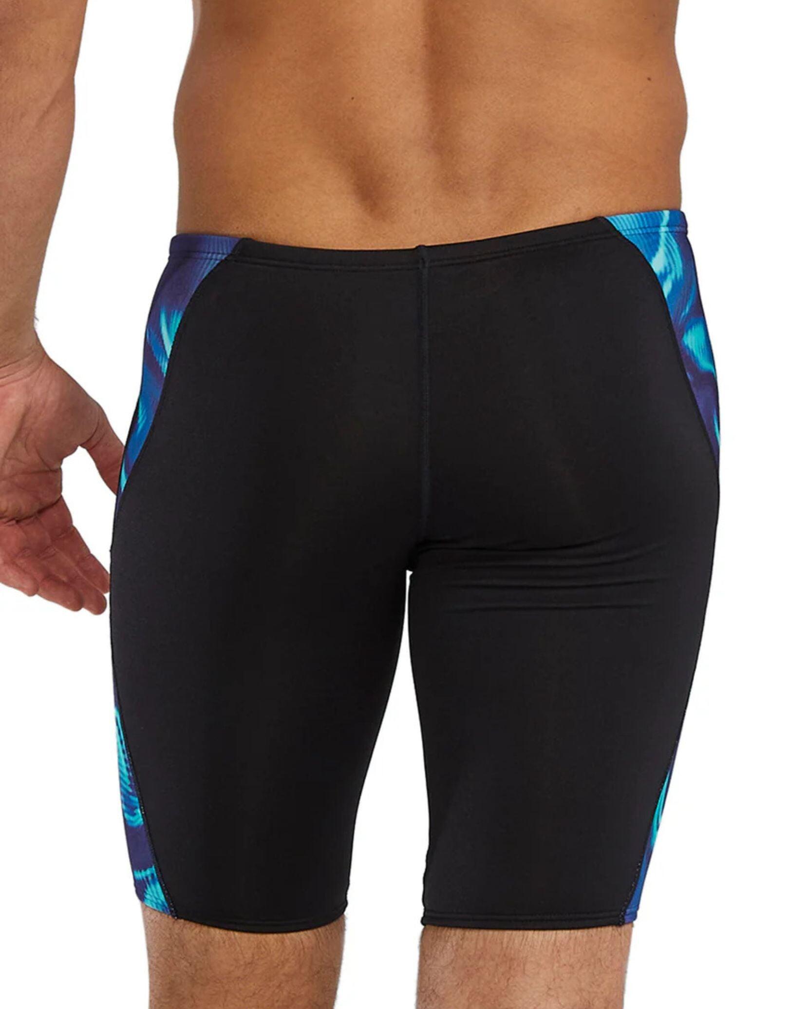 Jammer înot TYR Durafast Elite Waveform - albastru/verde | rezistent clor 2/5