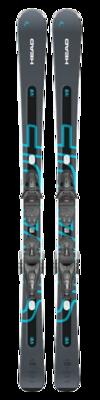 Head shape e-v8 sw + protector pr 11 gw all mountain ski's - 177cm - zwart