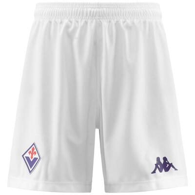 Pantaloni Corti ACF Fiorentina da Uomo in Poliestere riciclato Bianco