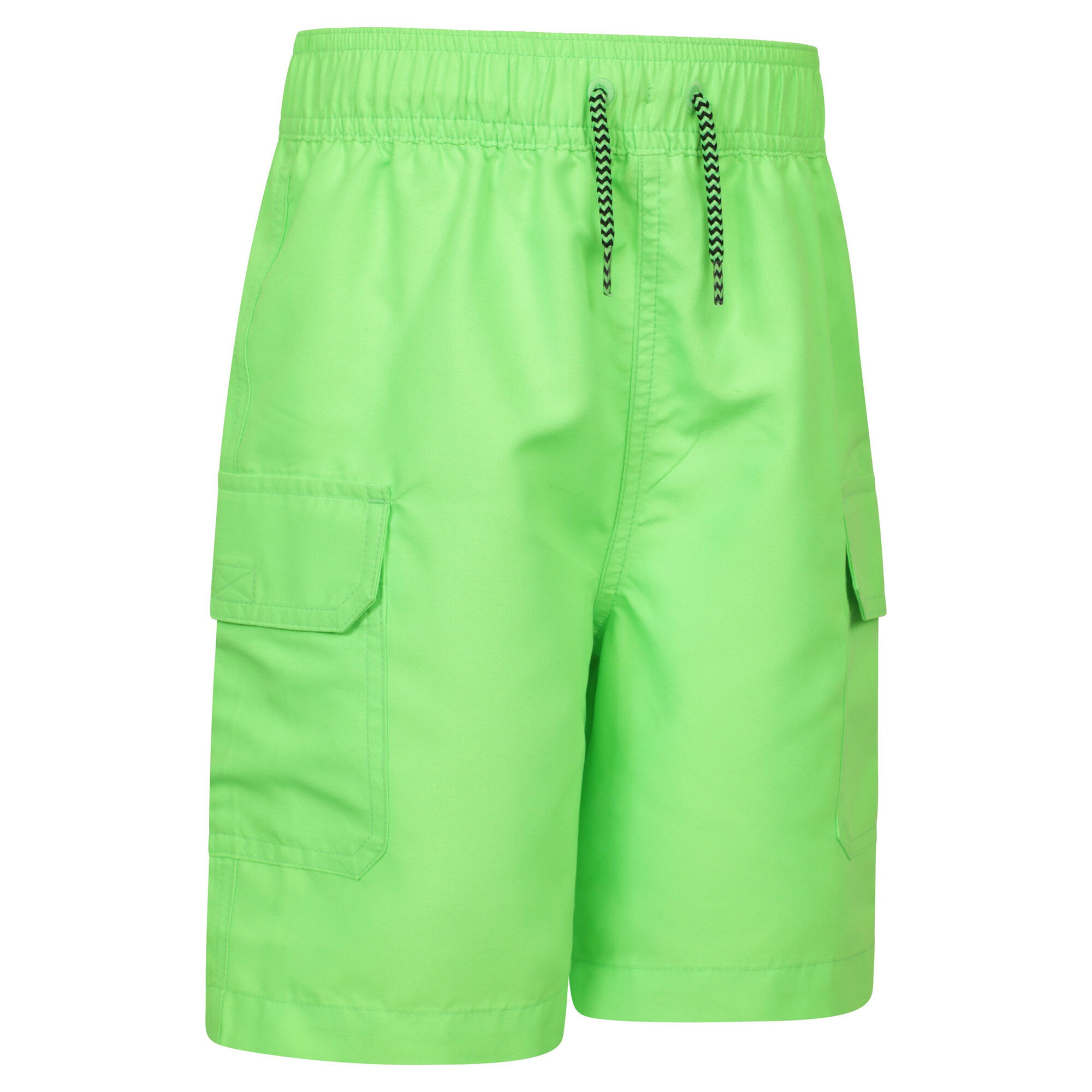 Childrens/Kids Shoreline Cargo Board Shorts (Jade) 3/3