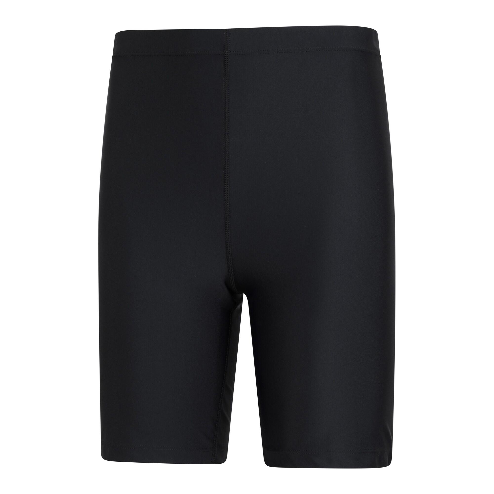 "Active" Badeshorts Lang für Damen Schwarz 3/4