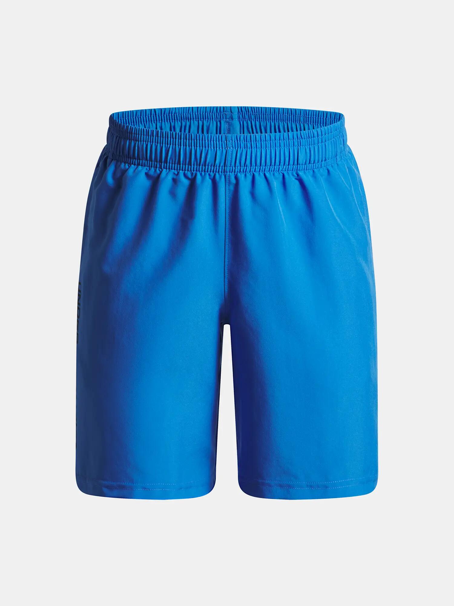 Fiú rövidnadrág Under Armour UA Tech Woven Wordmark Short-BLU 1/2