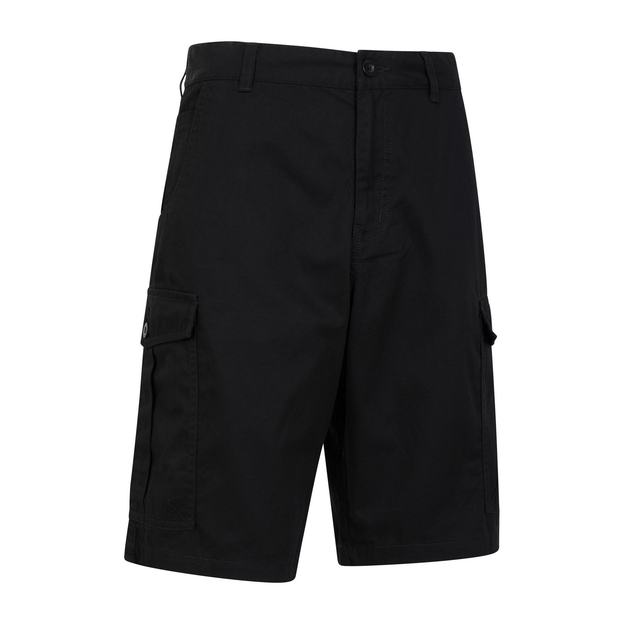 "Lakeside" CargoShorts für Herren Schwarz 3/4