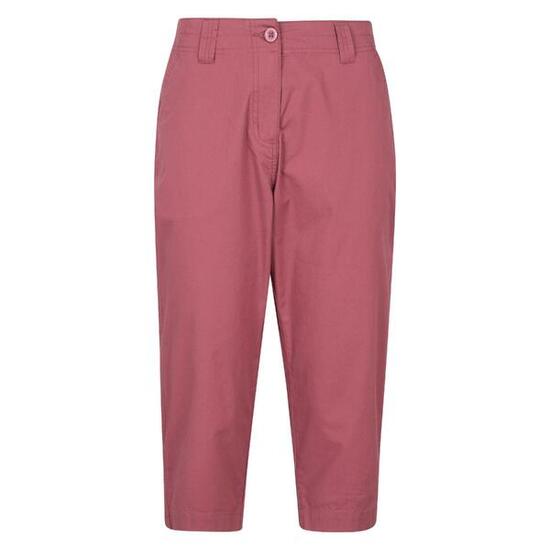 Pantacourt Uni Et Extensible COASTAL Femme (Rose)