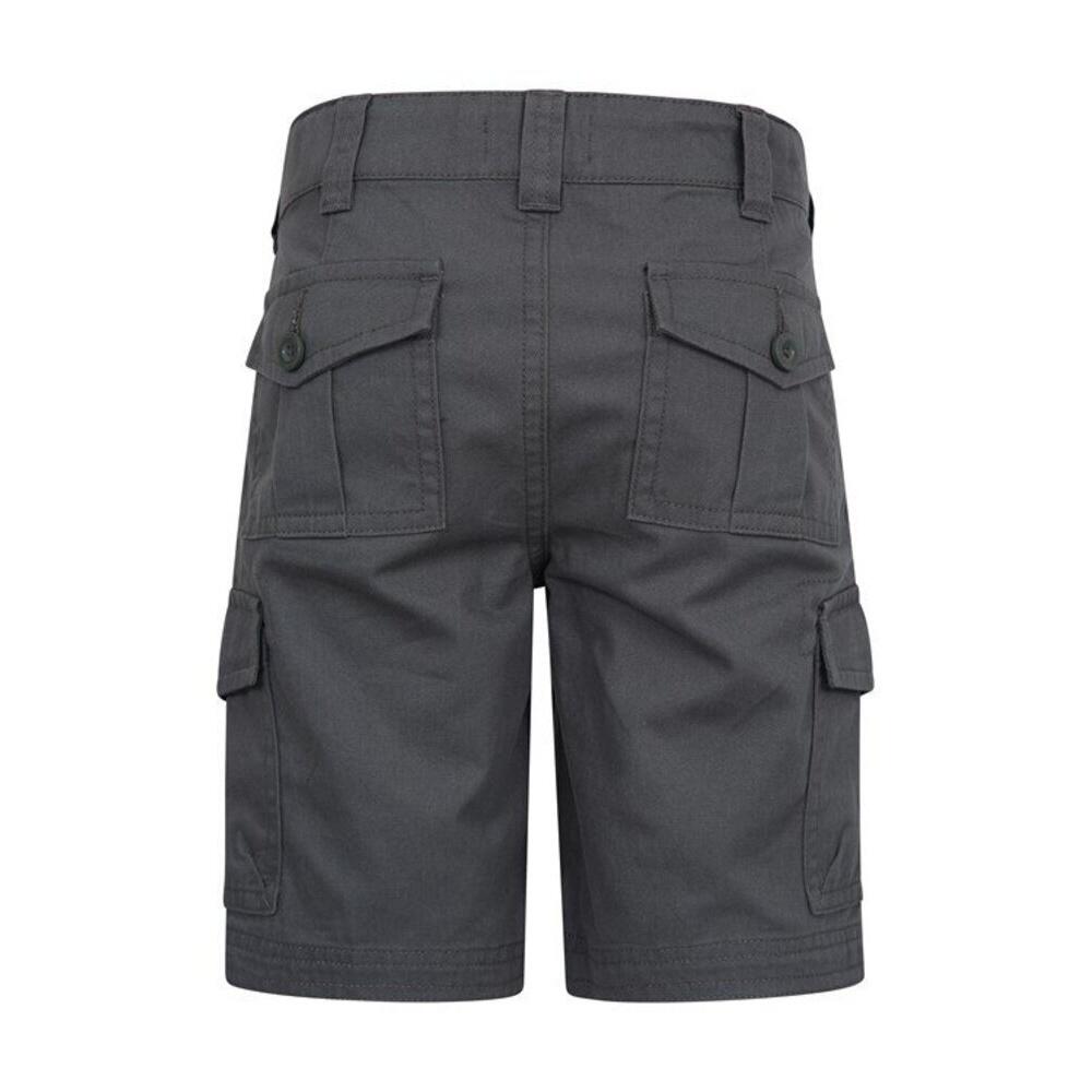 Childrens/Kids Cargo Shorts (Charcoal) 2/4