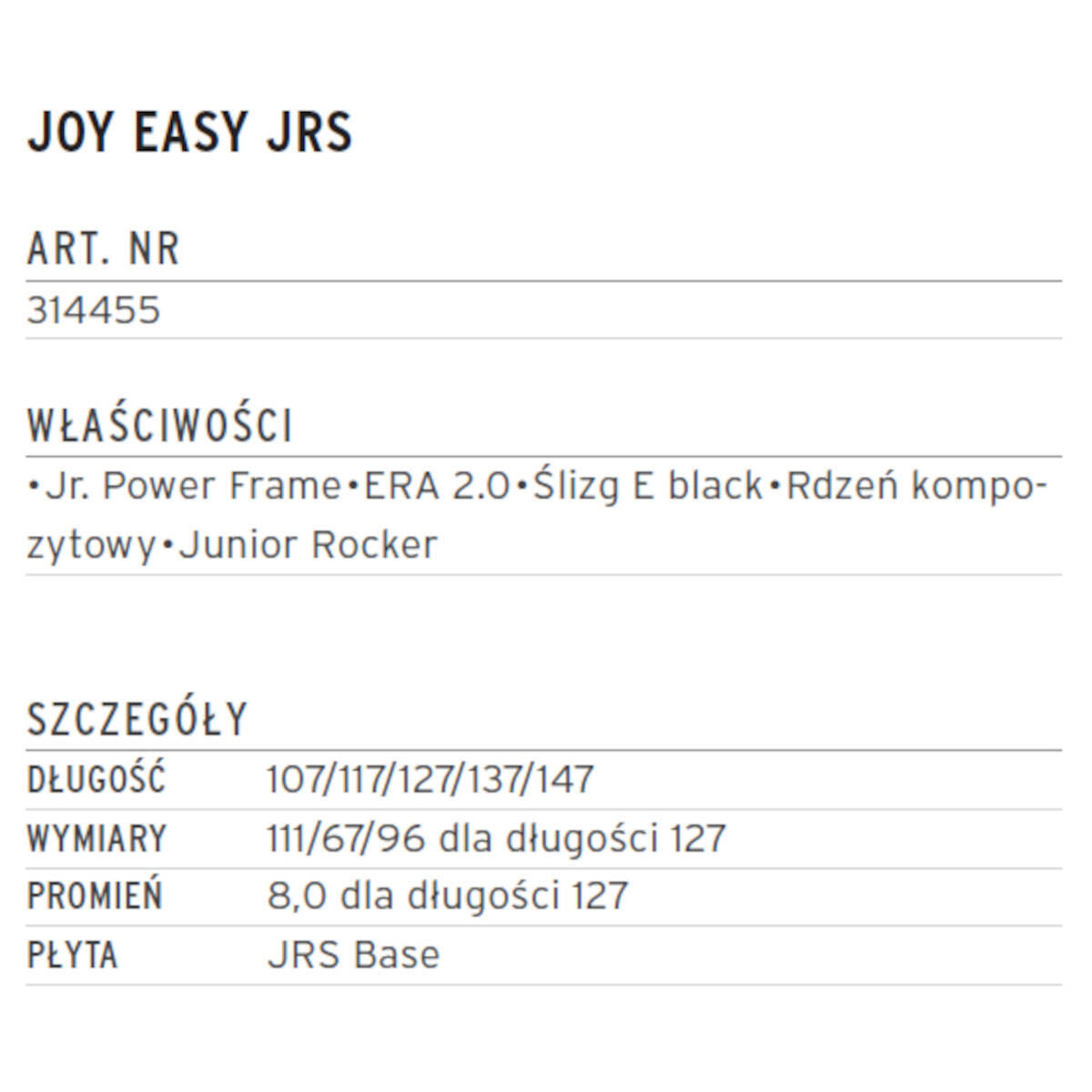 Narty HEAD Joy Easy Junior + wiązania JRS 7.5 GW 2026 2/6