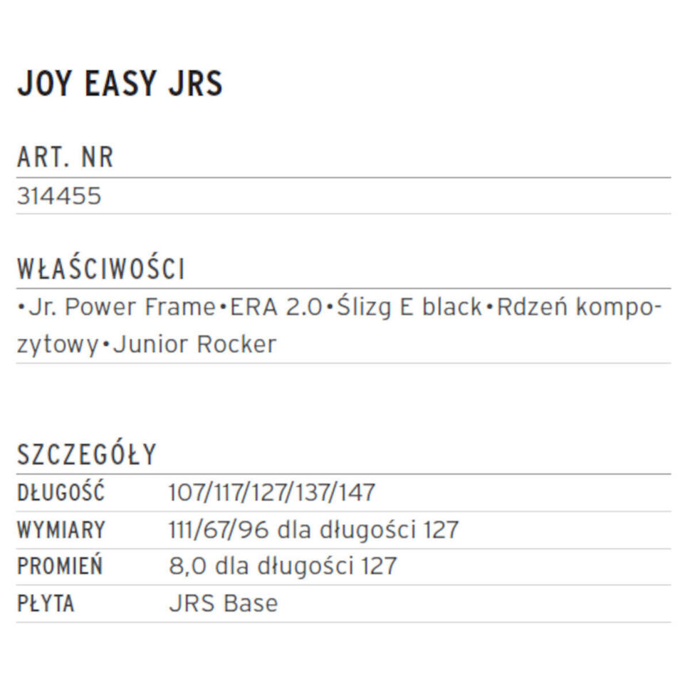 Narty HEAD Joy Easy Junior + wiązania JRS 4.5 GW 2026
