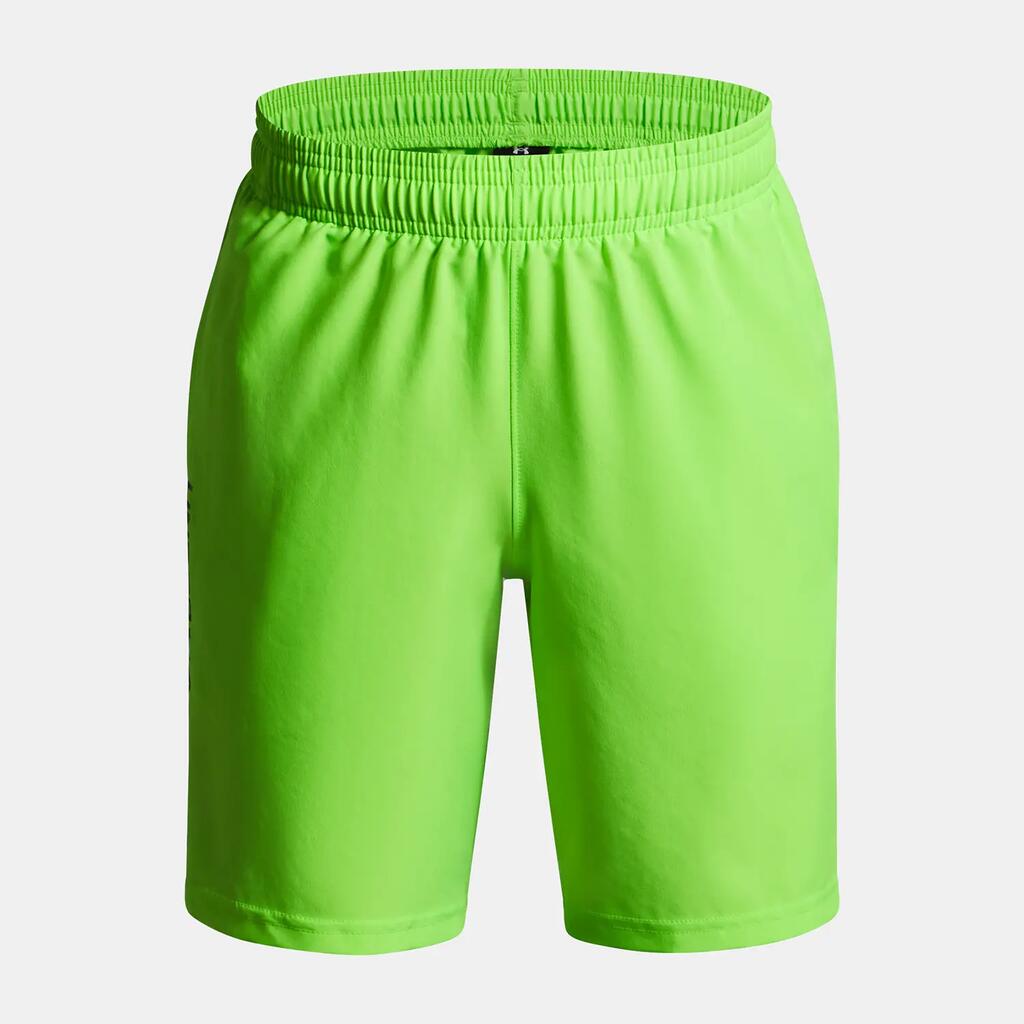Момчешки къси панталони Under Armour UA Tech Woven Wordmark Short-GRN