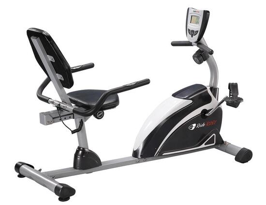 GetFit Cyclette Orizzontale Ride R281 - Volano 6.5kg 8 Livelli Resistenza