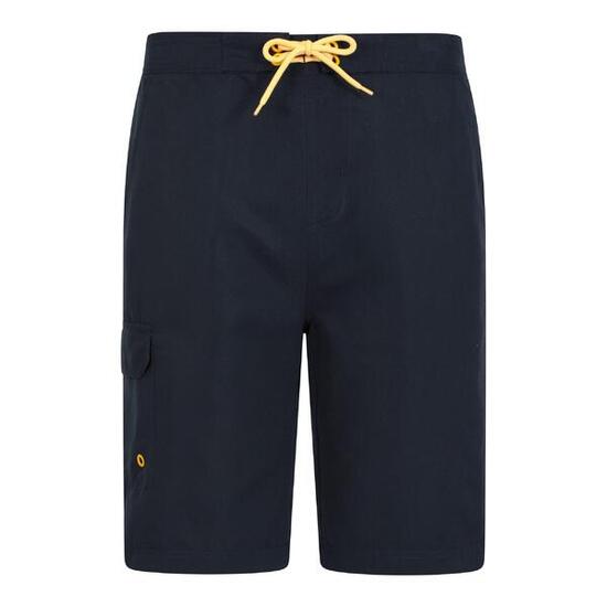 Short De Bain Motif/style Détail Contrasté OCEAN Homme (Bleu Marine)