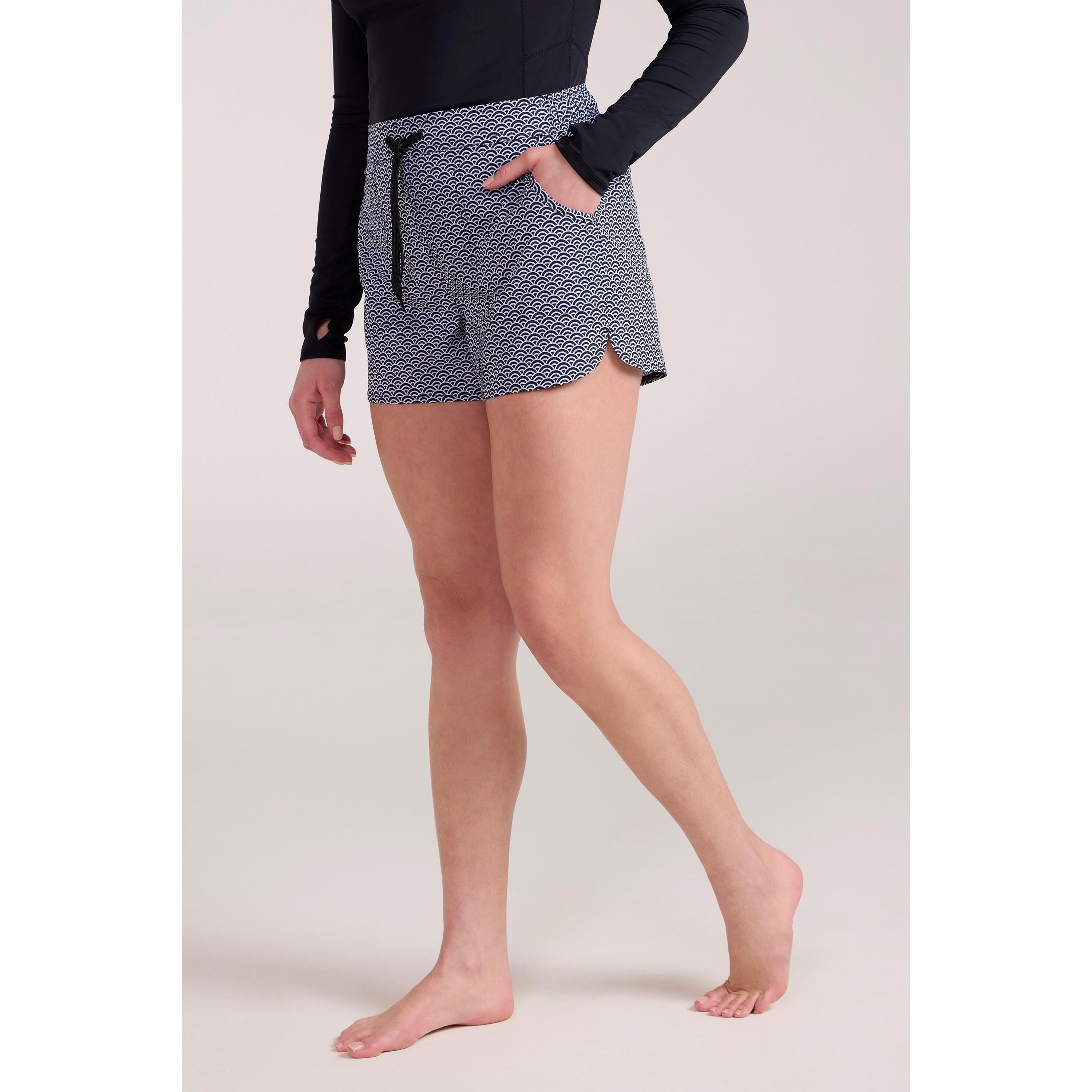 MOUNTAIN WAREHOUSE Womens/Ladies Patterned Stretch Boardshorts (Jet Black)