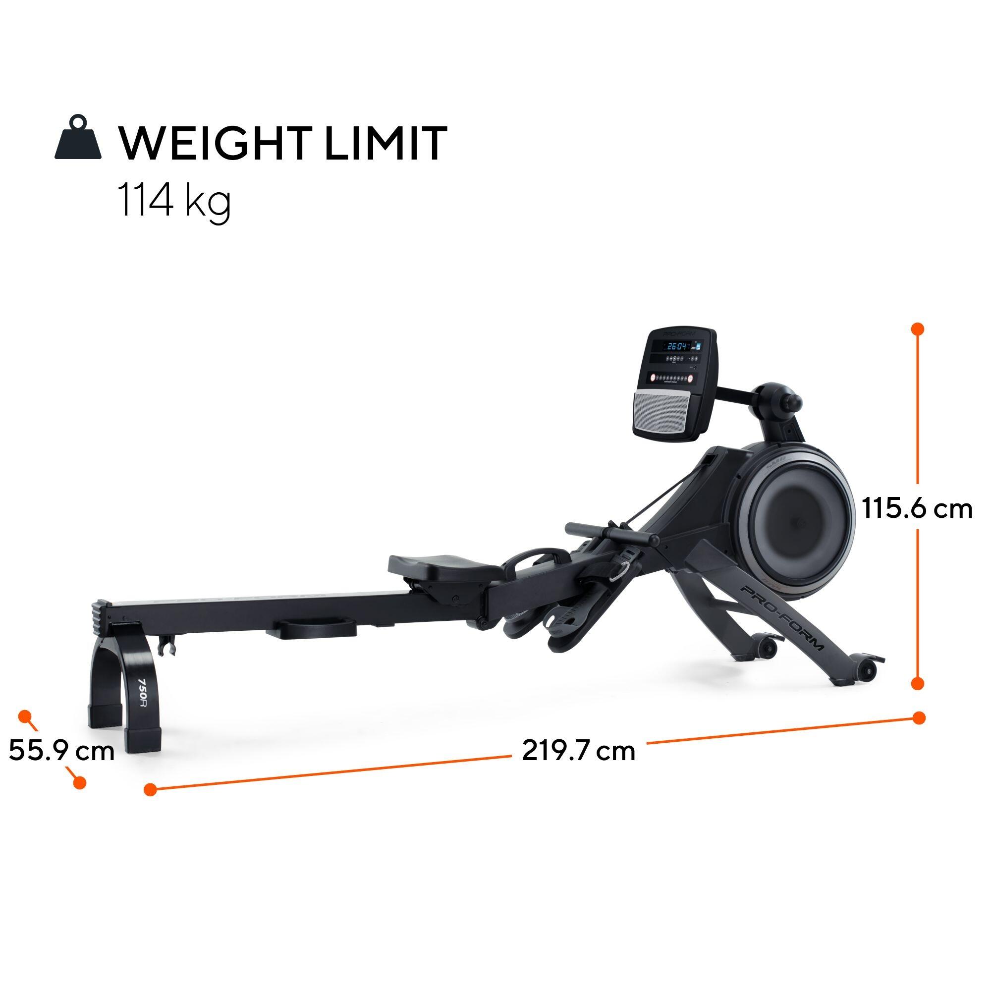 Rameur 750R / 24 niveaux de résistance / Connecté iFIT 5/6