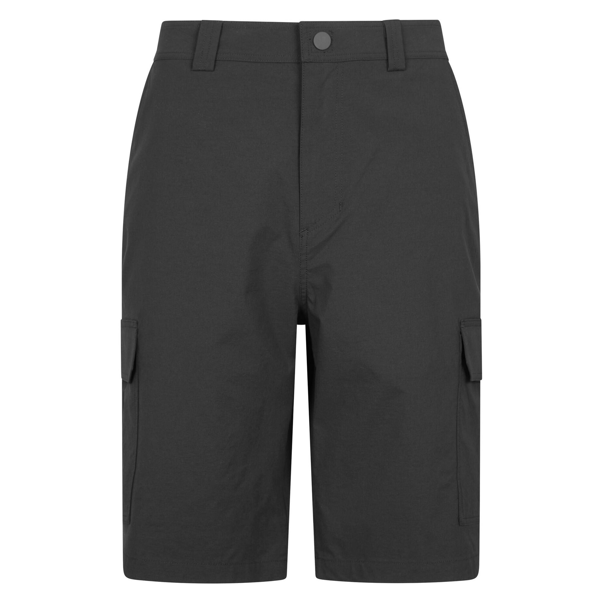 MOUNTAIN WAREHOUSE Mens Delta Stretch Cargo Shorts (Black)