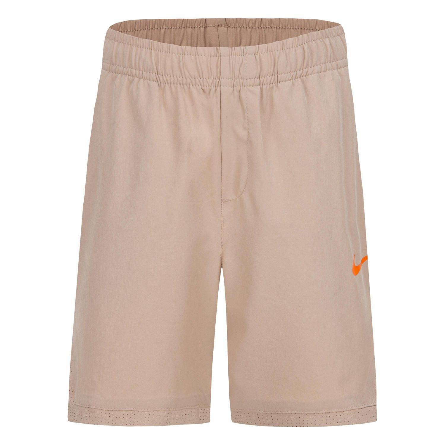 NIKE Childrens/Kids Hazy Rays Woven Shorts (Beige)