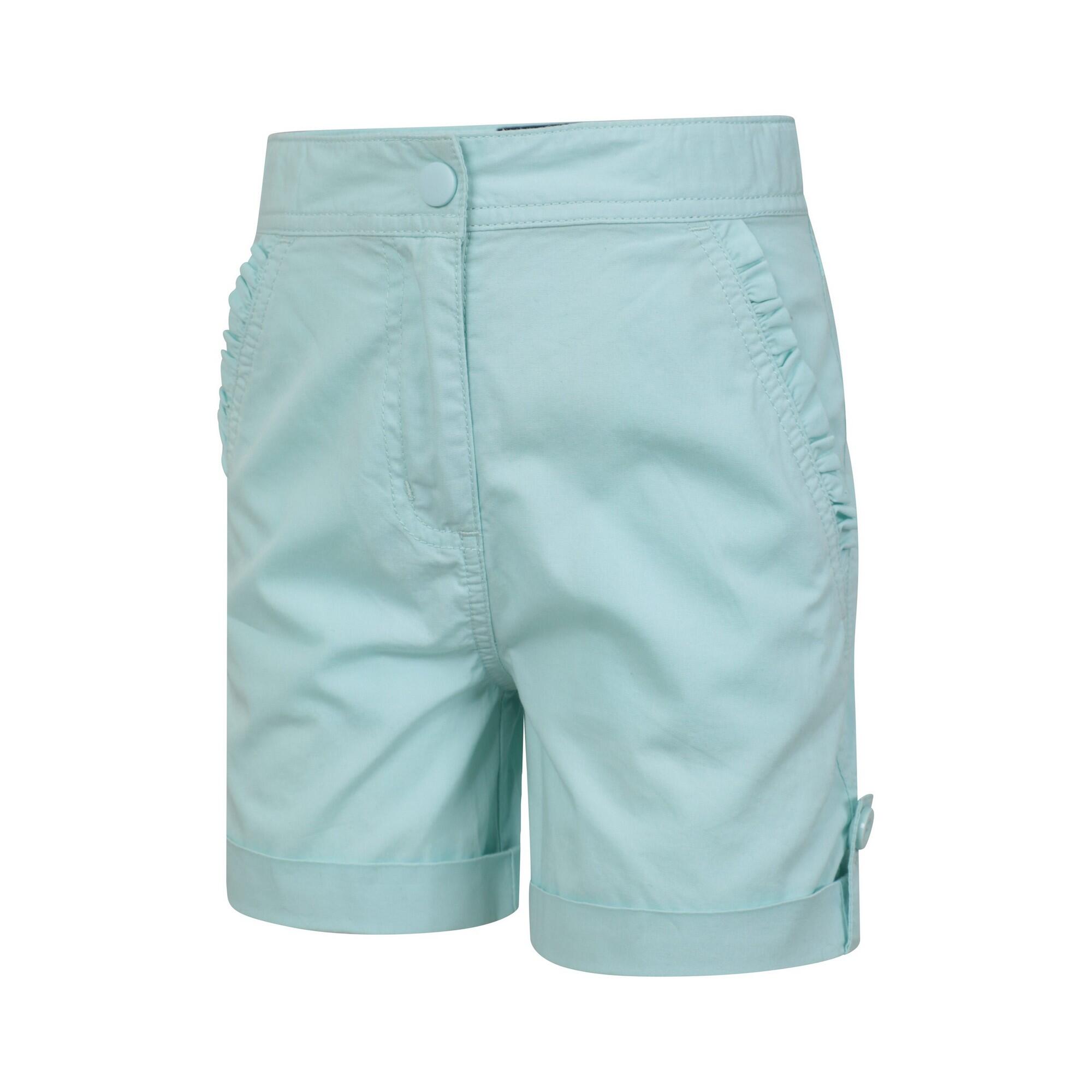 Childrens/Kids Shore Shorts (Teal) 3/4