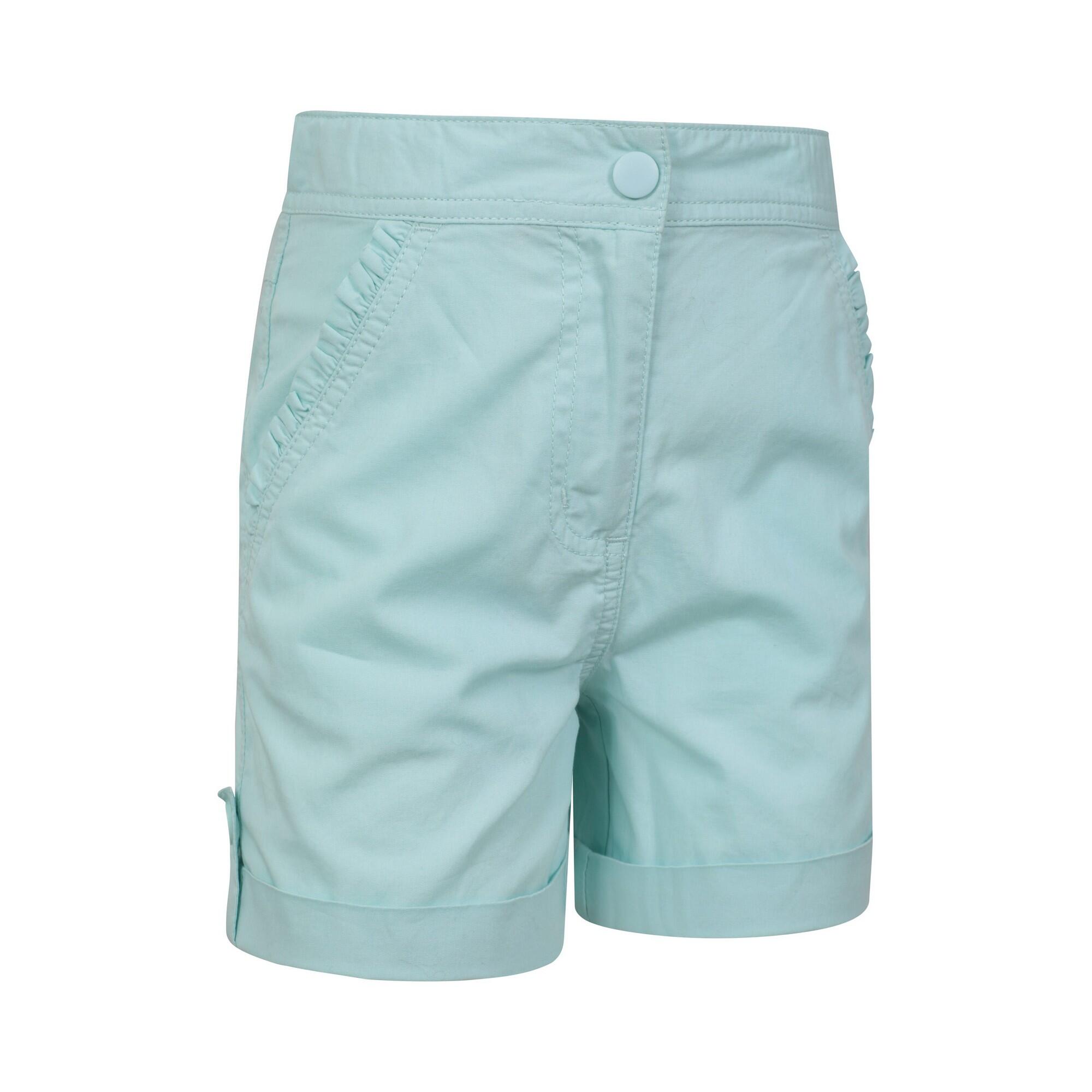 Childrens/Kids Shore Shorts (Teal) 4/4