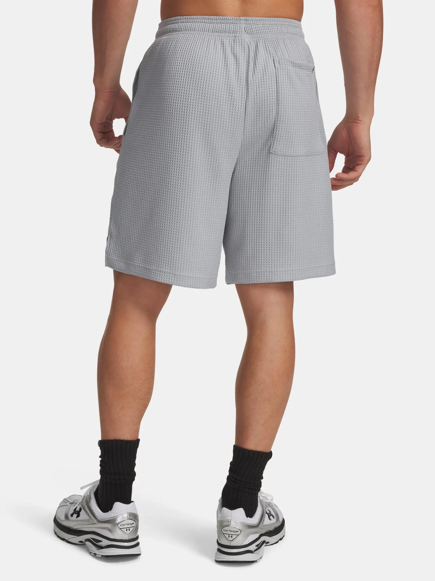 Férfi Under Armour UA Rival Waffle Short-GRY rövidnadrág 2/4
