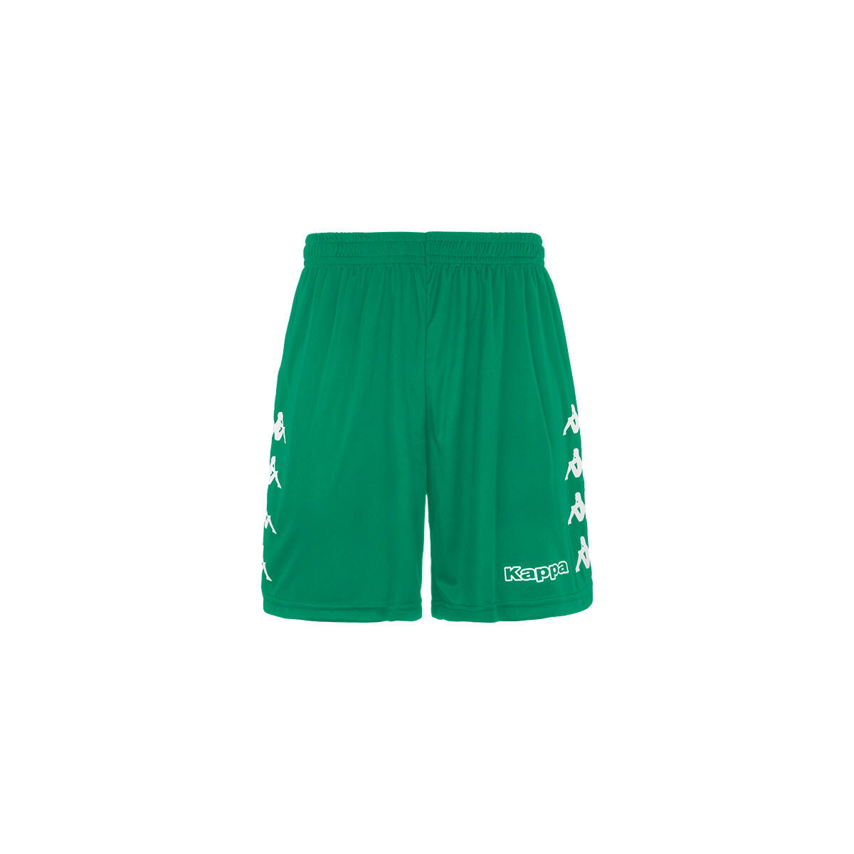 Short Kappa Football Homme - Poliestere Vert - Coupe Classique