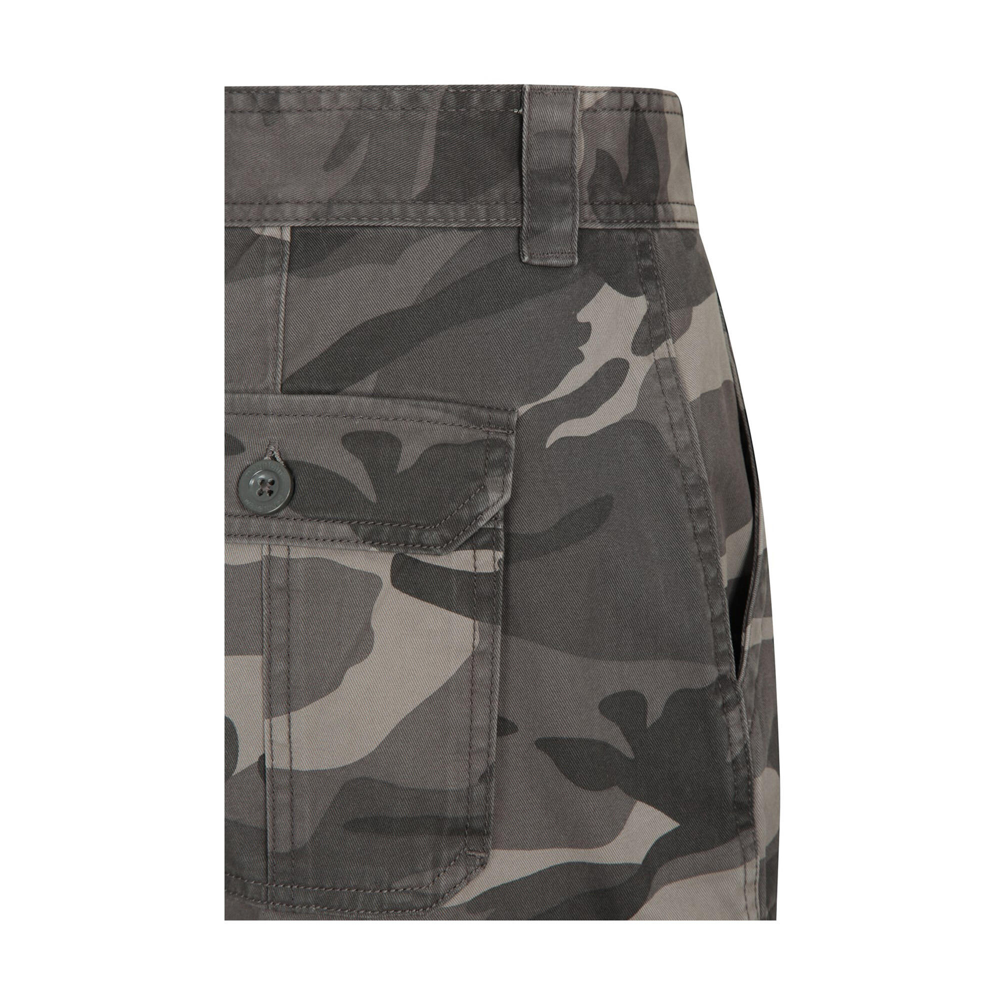 Pantaloncini Cargo Camo Uomo Mountain Warehouse Nero 4/4