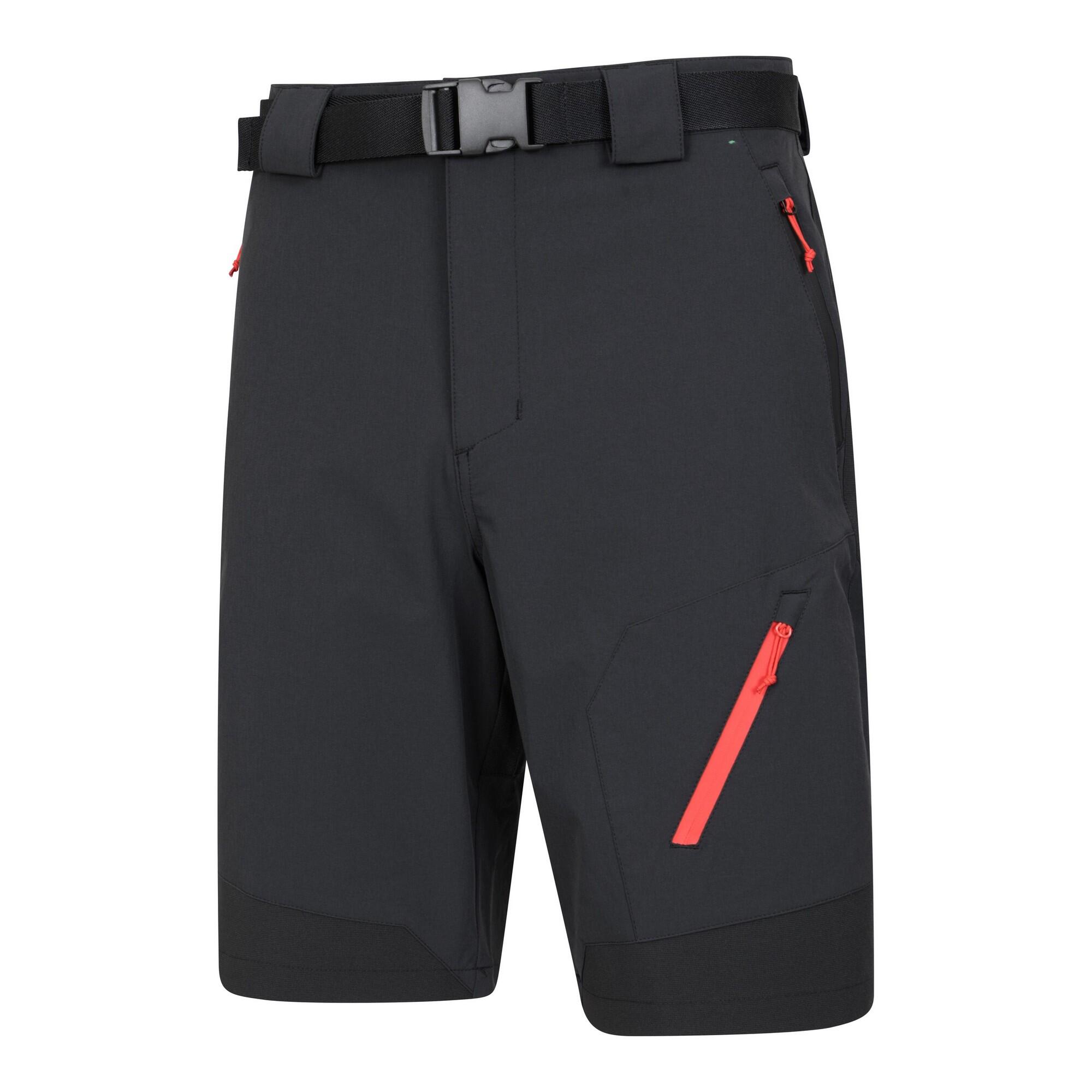 Pantaloncini Uomo Mountain Warehouse Forest Nero 3/4